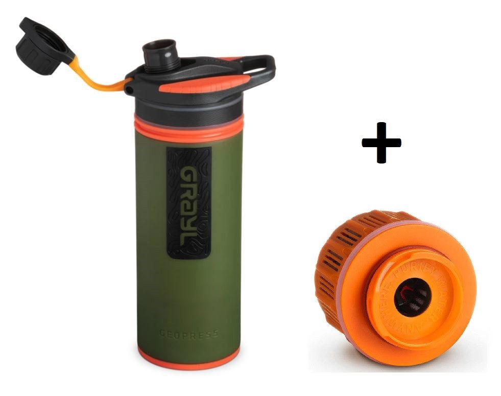 Grayl Wasserfilter GRAYL® GEOPRESS Purifier + 1 Replacement Cartridge