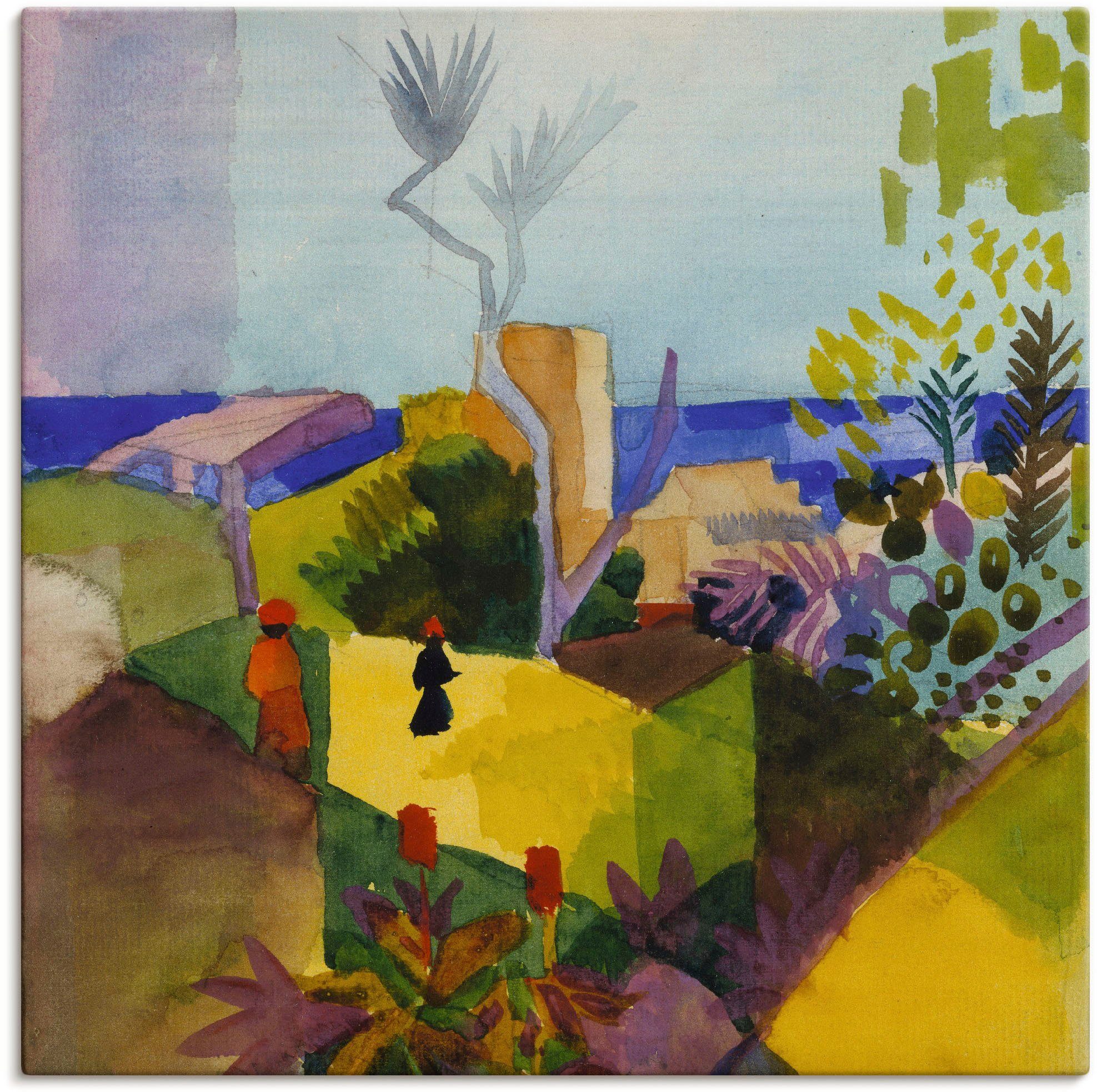 Artland Leinwandbild Landschaft am Meer. 1914, Gewässer (1 St), auf Holzrahmen gespannt