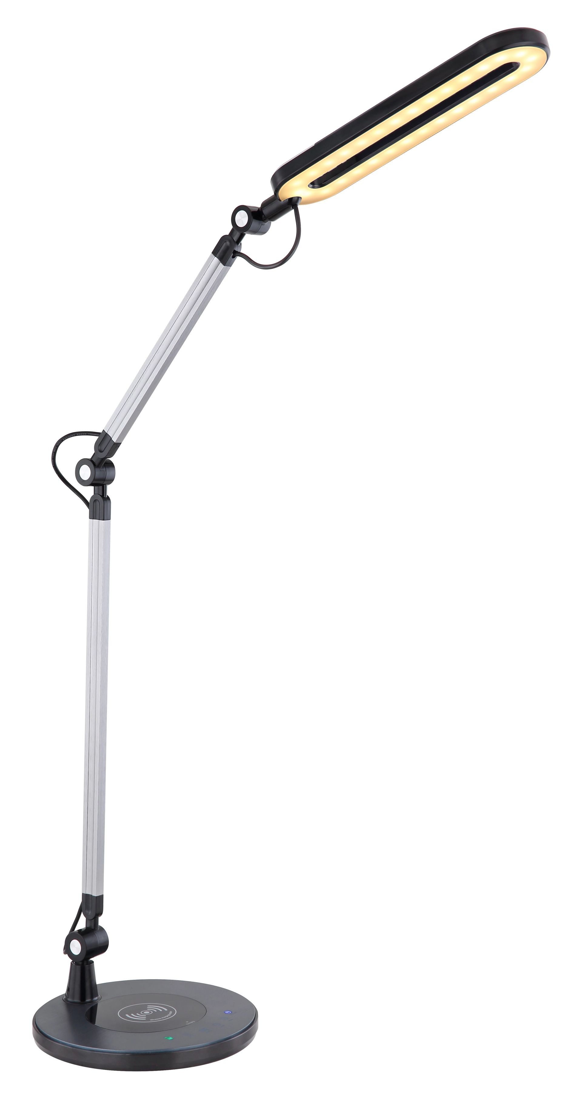 GLOBO LIGHTING LED Tischleuchte URSINO, Dimmfunktion, mehrere Helligkeitsstufen, LED fest integriert, warmweiß - kaltweiß, Schreibtischlampe, Tischlampe, Büro, Arbeitszimmer