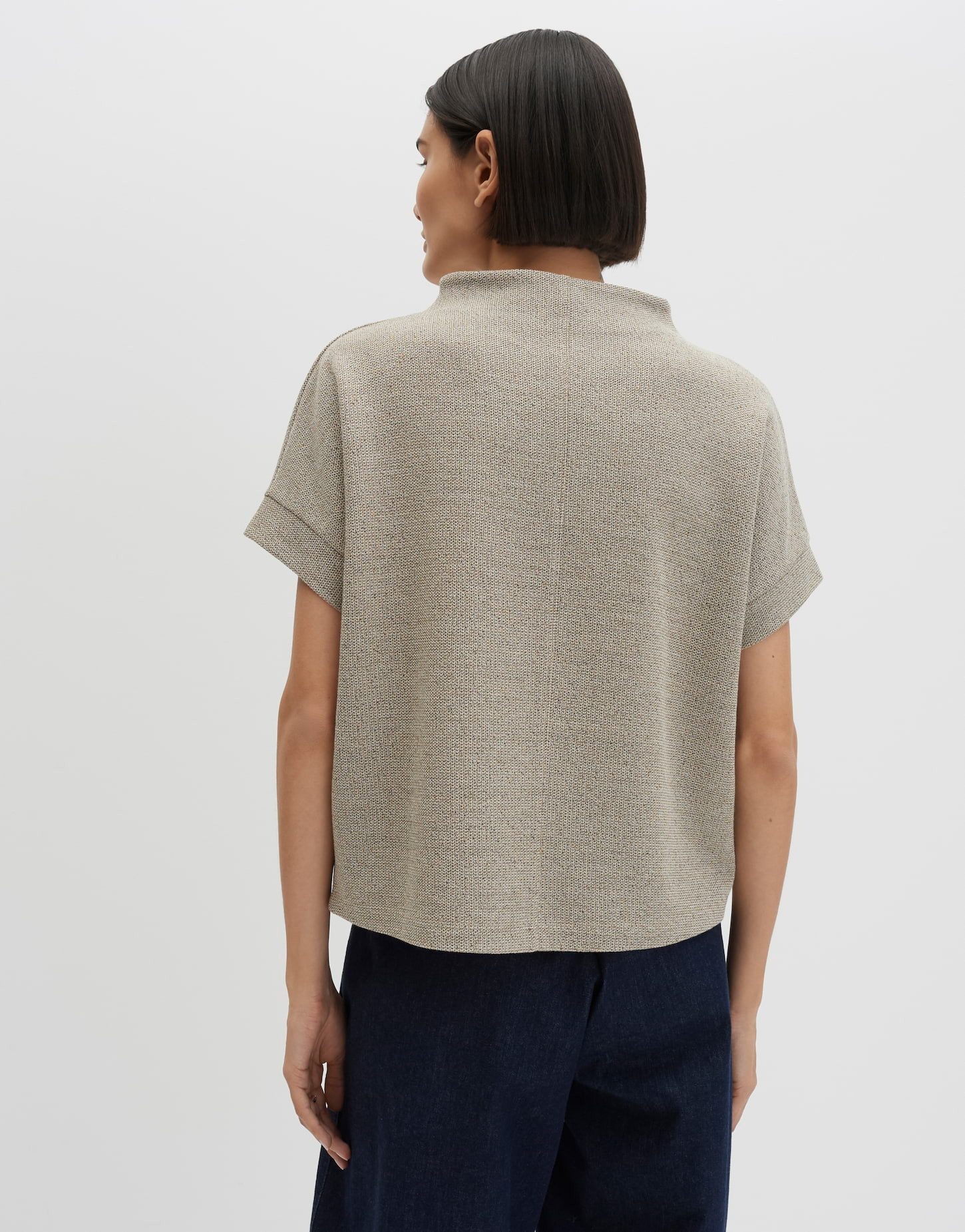 someday Kurzarmshirt Shirt aus BCI Cotton Mix Regular Fit Elastische Qualität für hohen Tragekomfort