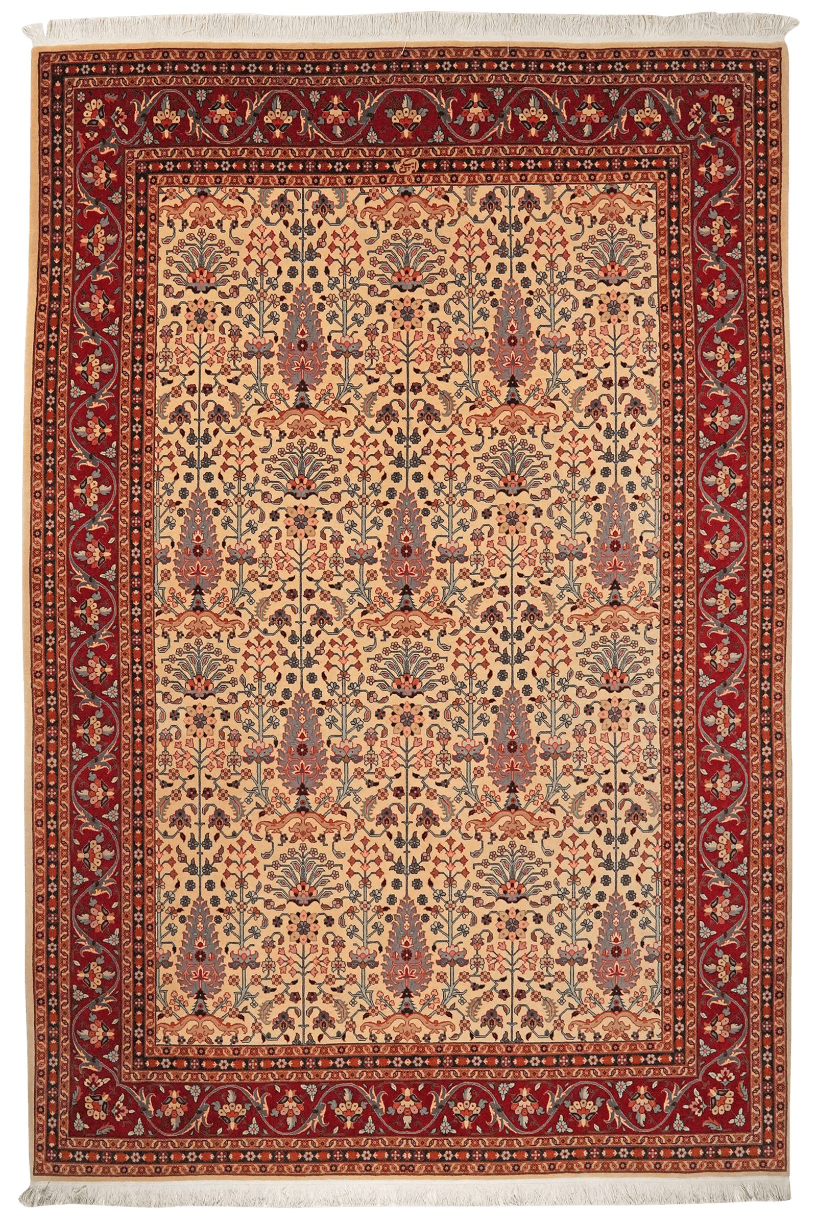 Looma Orientteppich Tabriz 50 Raj 292x199cm, rechteckig, Höhe: 6 mm, Tabriz 50 Raj, Schurwolle, Unikat