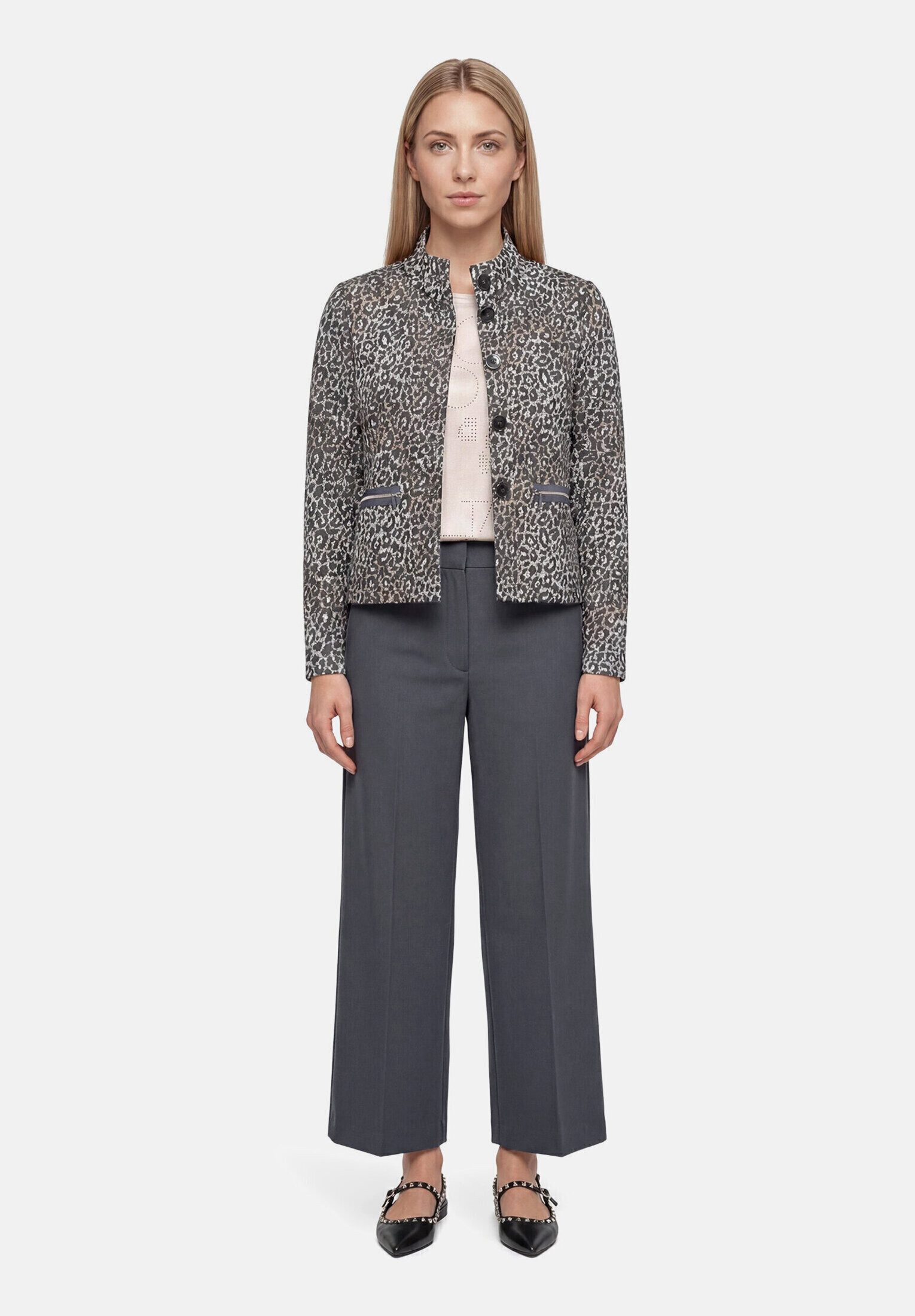 Betty Barclay Sweatjacke Damen mit Stehkragen