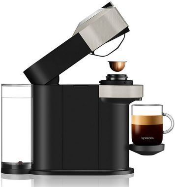 Nespresso Kapselmaschine Vertuo Next Basic XN910B von Krups, 54 % aus recyceltem Kunststoff, inkl. Willkommenspaket mit 12 Kapseln