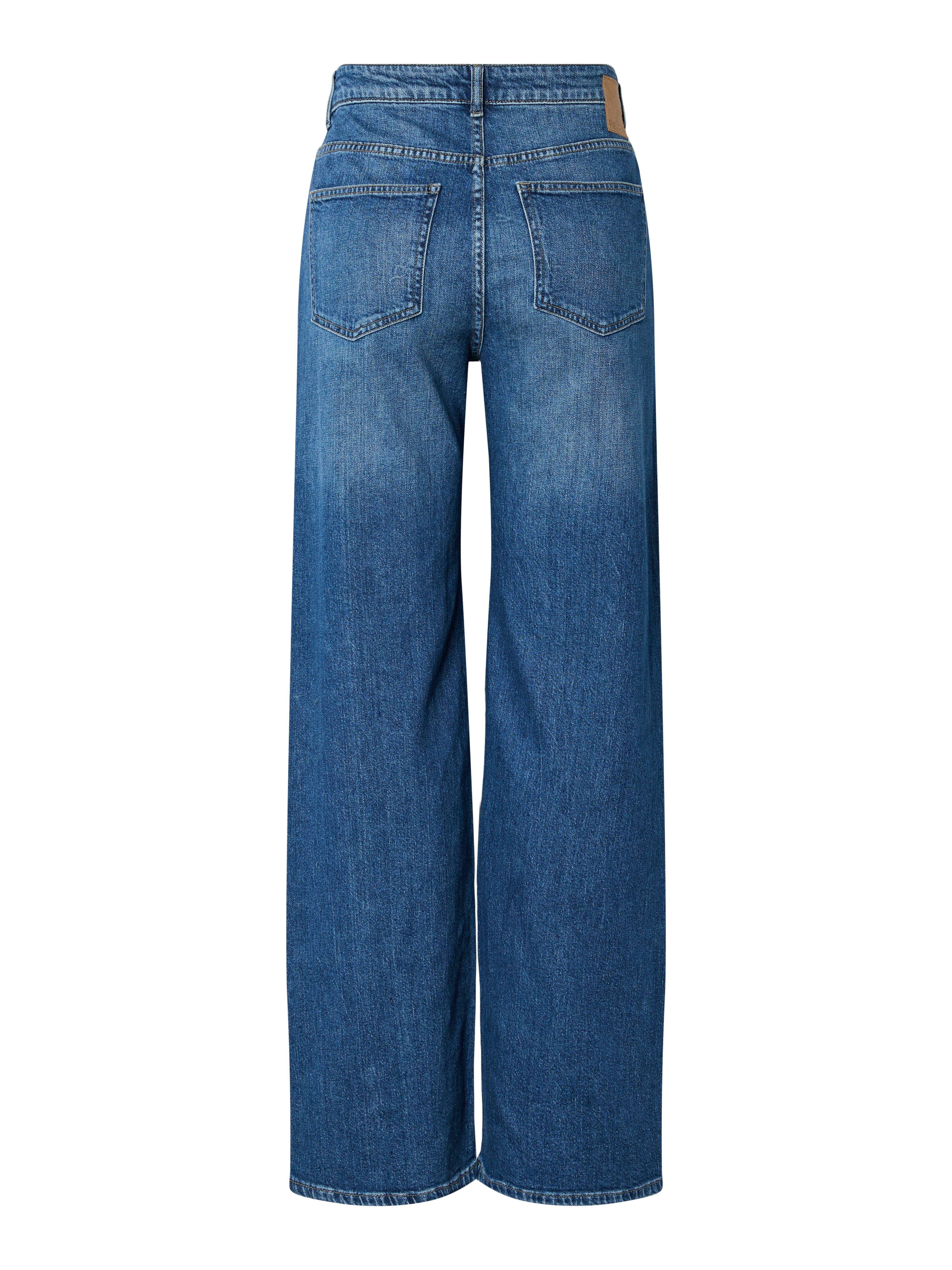 pieces Weite Jeans PCSILKE MW WIDE JEANS MB NOOS BC