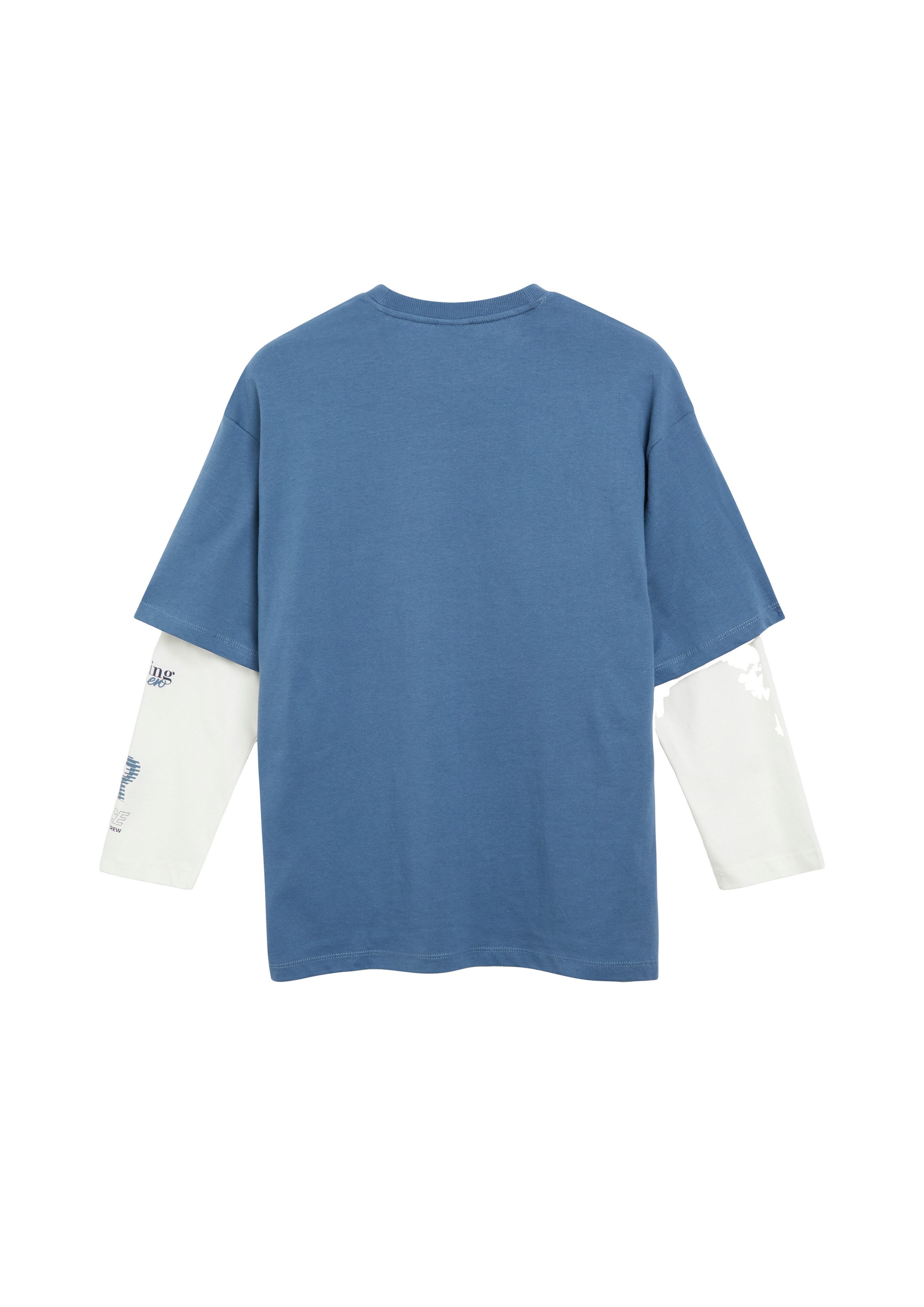 s.Oliver Junior Oversize-Shirt Oversize-Form im 2in1-Look – Bild 2 von 2