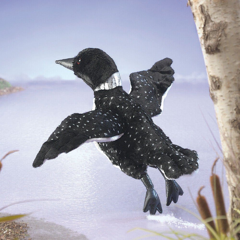 Folkmanis Handpuppen Handpuppe Folkmanis Handpuppe Seetaucher- Vogel 3071 (Packung)