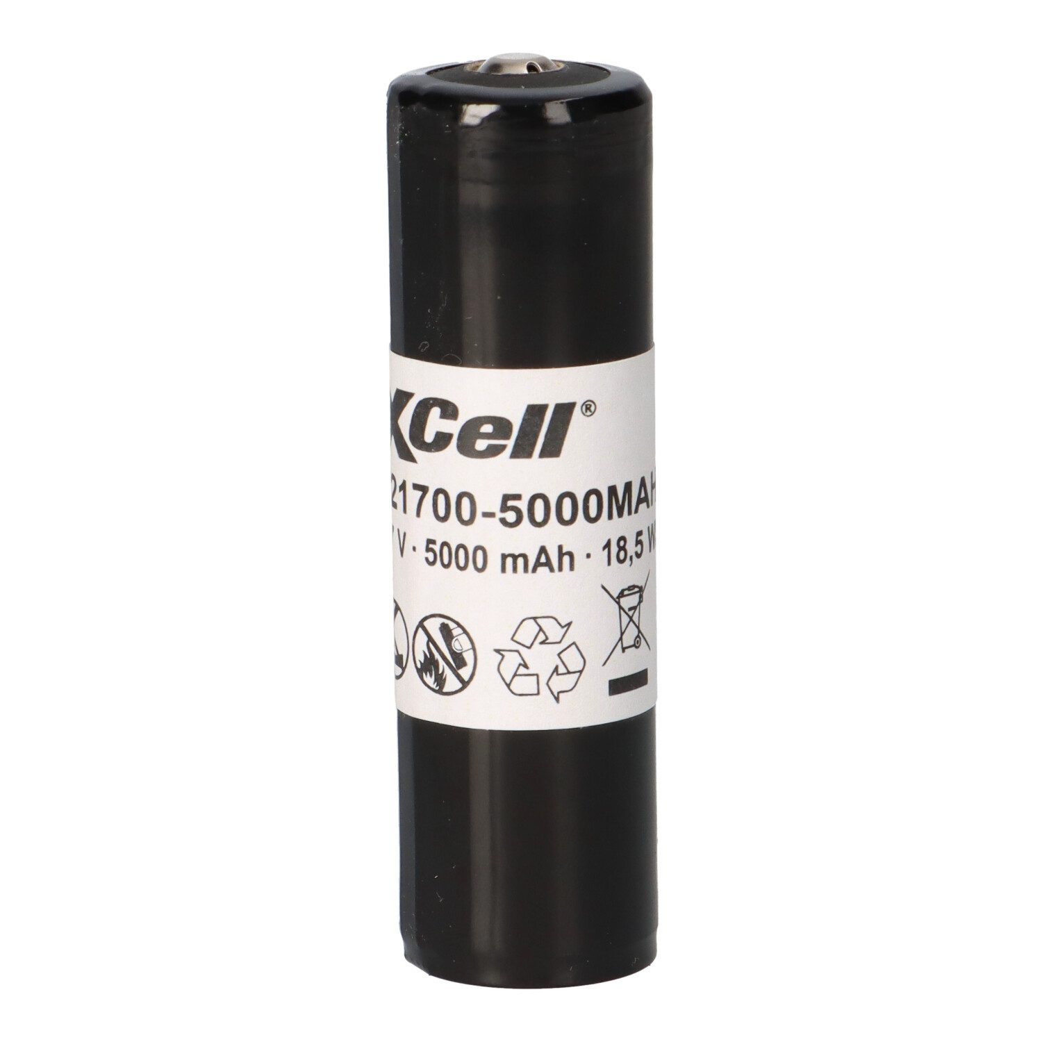 XCell XCell Li-Ion Akku 3,7V 5000mAh 21700 Li-Ion LED-Taschenlampen Akku