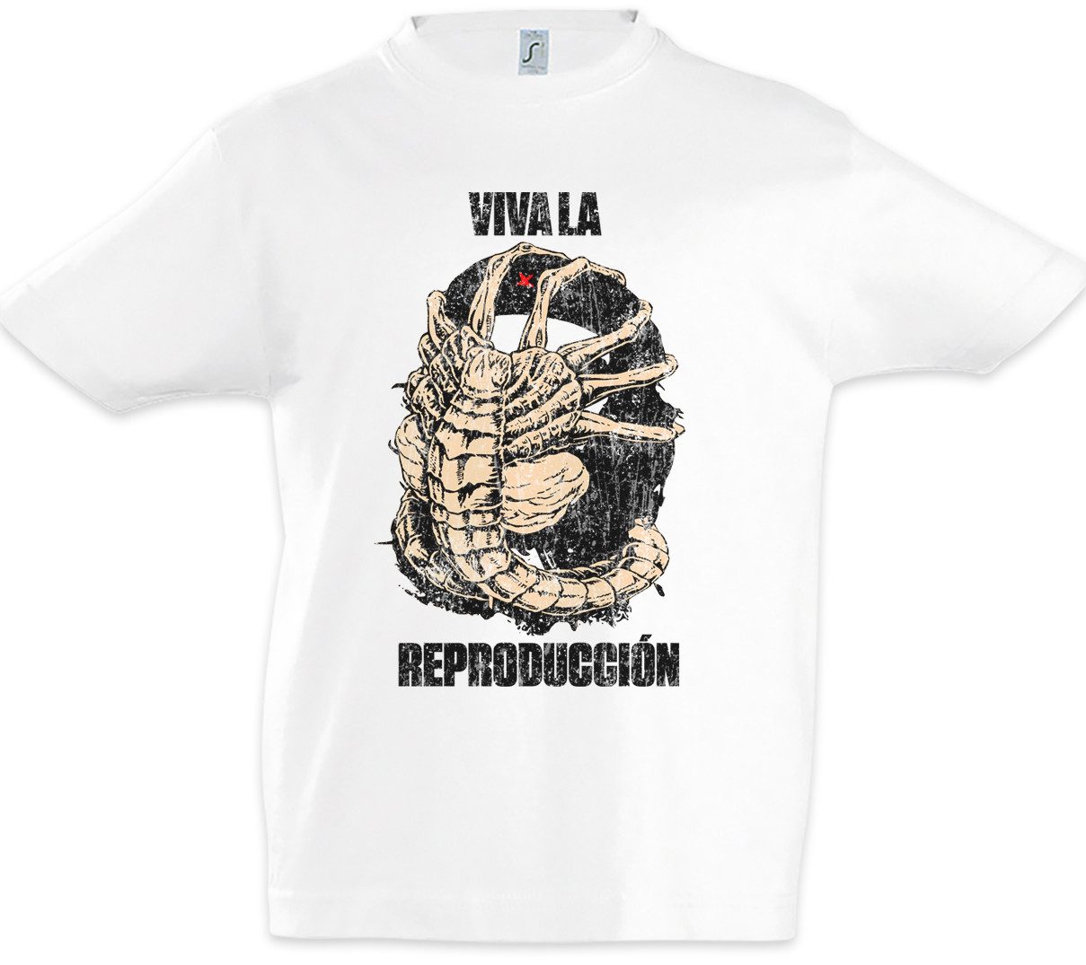 Urban Backwoods Print-Shirt Viva La Reproducción Kinder T-Shirt Face Alien Saga Che Hugger Guevara (1-tlg) Aliens Movie Revolution Guerilla