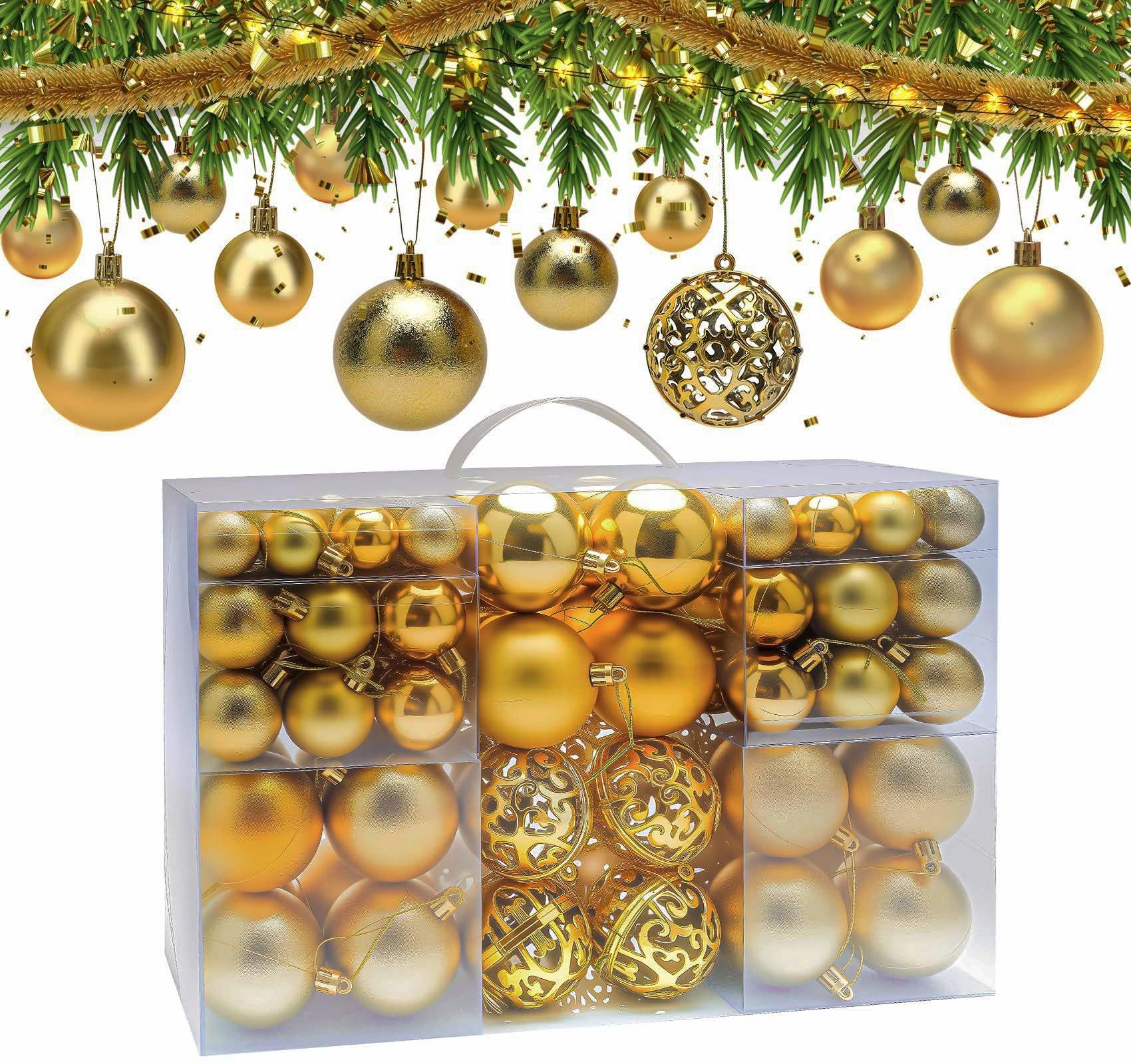 lindahandel Weihnachtsbaumkugel Christbaumkugeln-Set plastik in verschieden günstig online kaufen