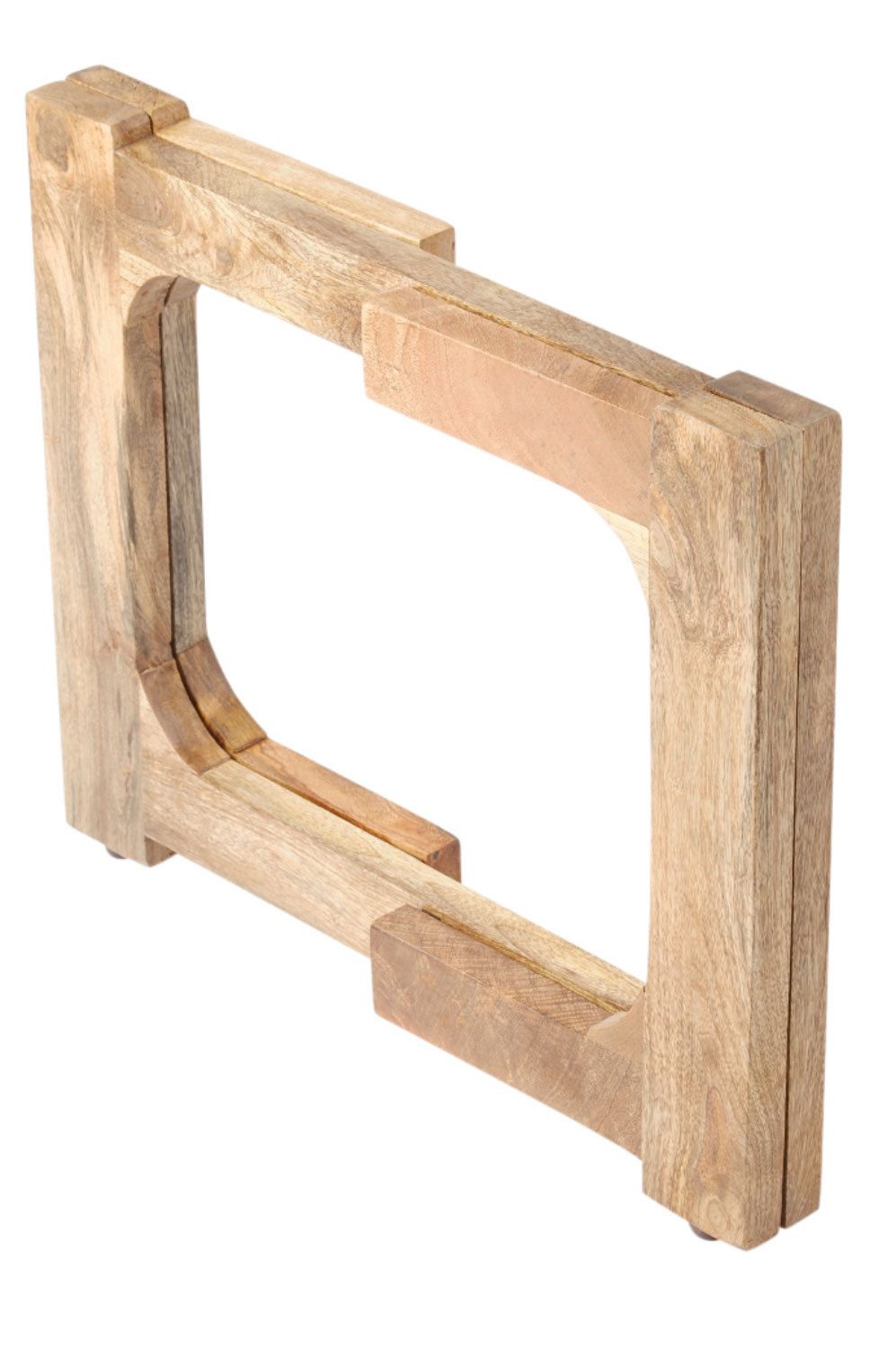 Marrakesch Orient & Mediterran Interior Tischbein Klapptisch Untergestell Klappbar Cadiz Natur 60cm, Handarbeit