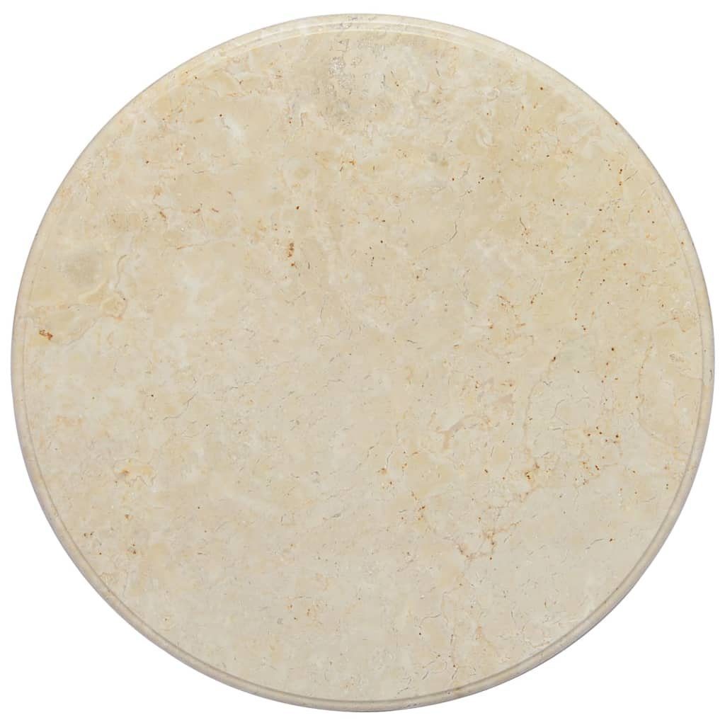 furnicato Tischplatte Creme Ø60x2,5 cm Marmor