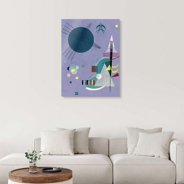 Posterlounge Acrylglasbild Wassily Kandinsky, Violett Grün, Malerei