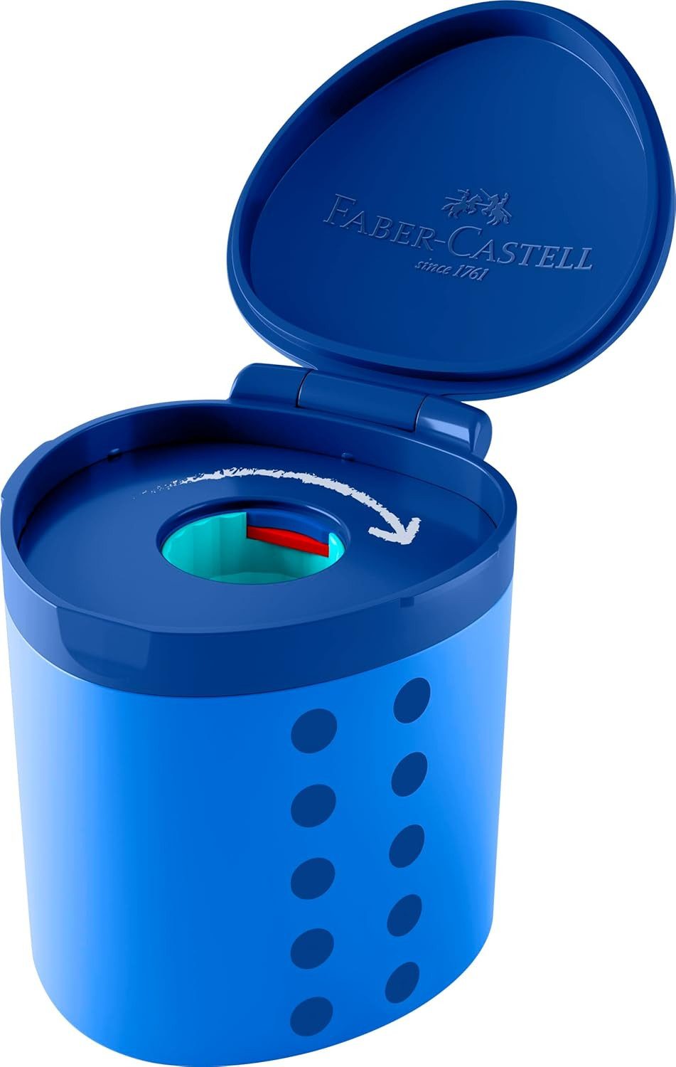Faber-Castell Faber-Castell Spitzdose Grippy für dicke Buntstifte Kunststoff