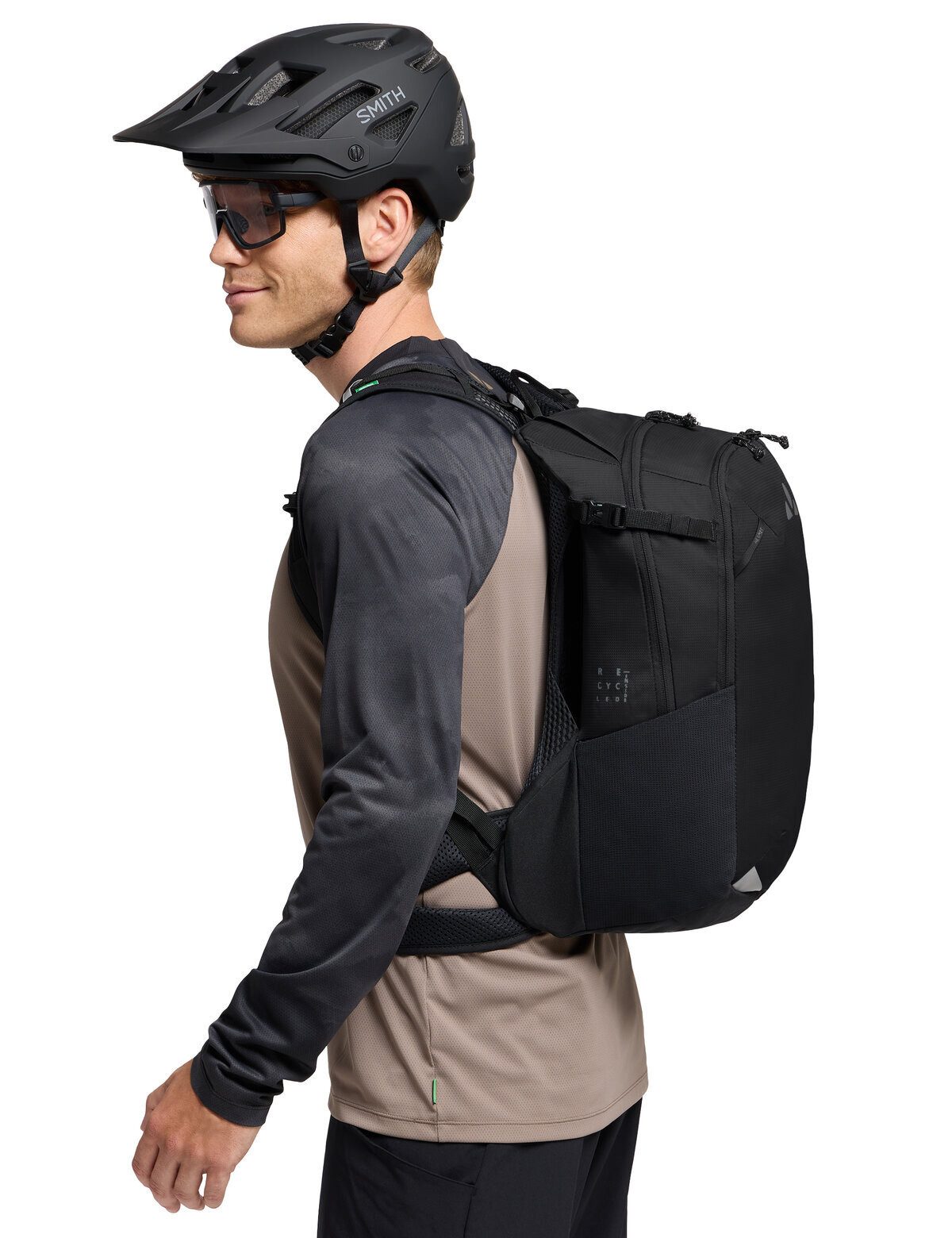 VAUDE Trekkingrucksack Trailvent 10, moderner Fahrrad Rucksack zum Mountainbiken, 10 Liter
