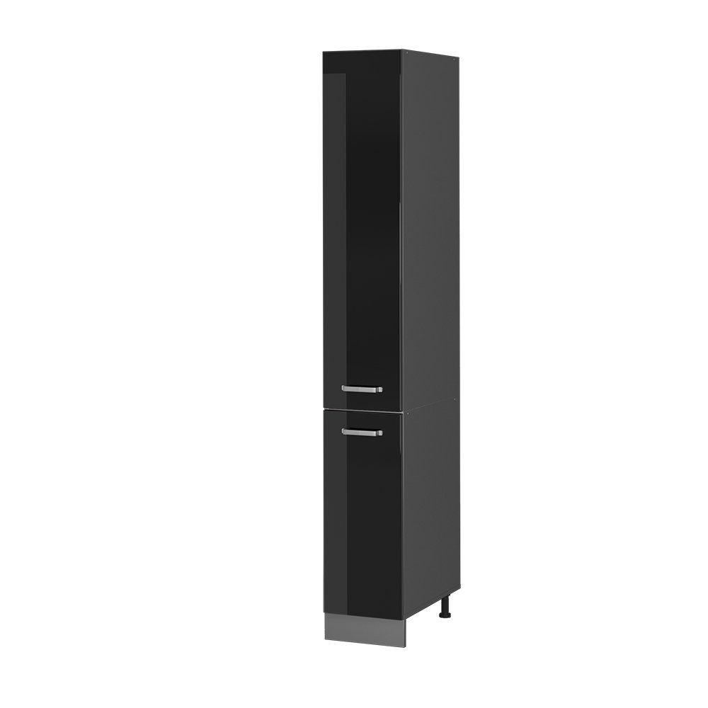 Vicco Hochschrank R-Line, Schwarz Hochglanz/Anthrazit, 30 günstig online kaufen
