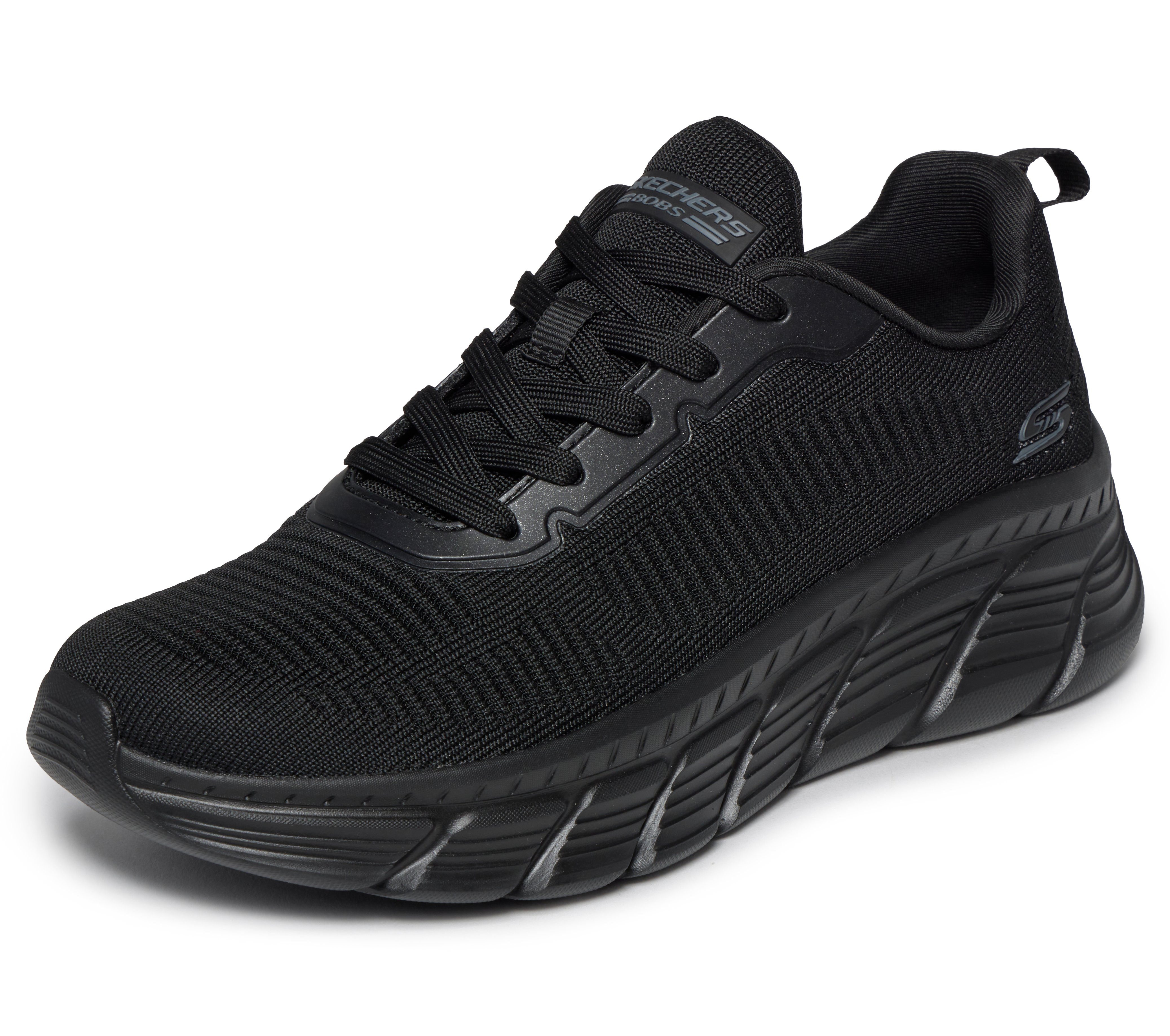 Skechers BOBS B FLEX HI-FLYING HI Sneaker, Trainingsschuh, Schnürschuh, Freizeitschuh in veganer Verarbeitung