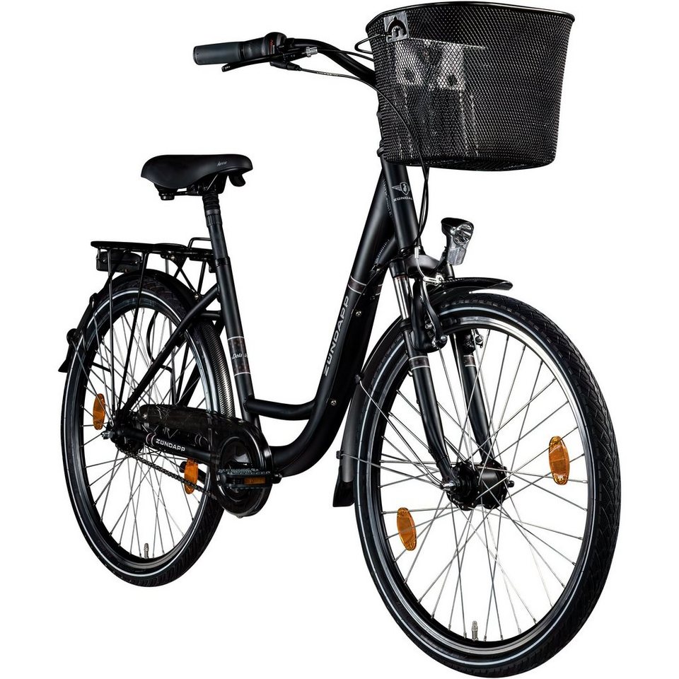 Zündapp Cityrad Red 5.0, 7 Gang Shimano Nexus Inter 7 SG-C3001-7C ...
