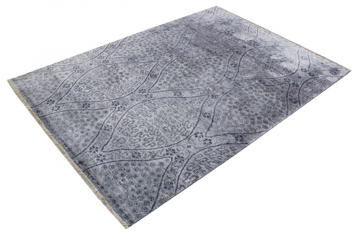 Orientteppich Sadraa Bambus Seide 173x240 rechteckig, Nain Orientteppich, Moderner Höhe: Handgeknüpfter 10 Trading, mm