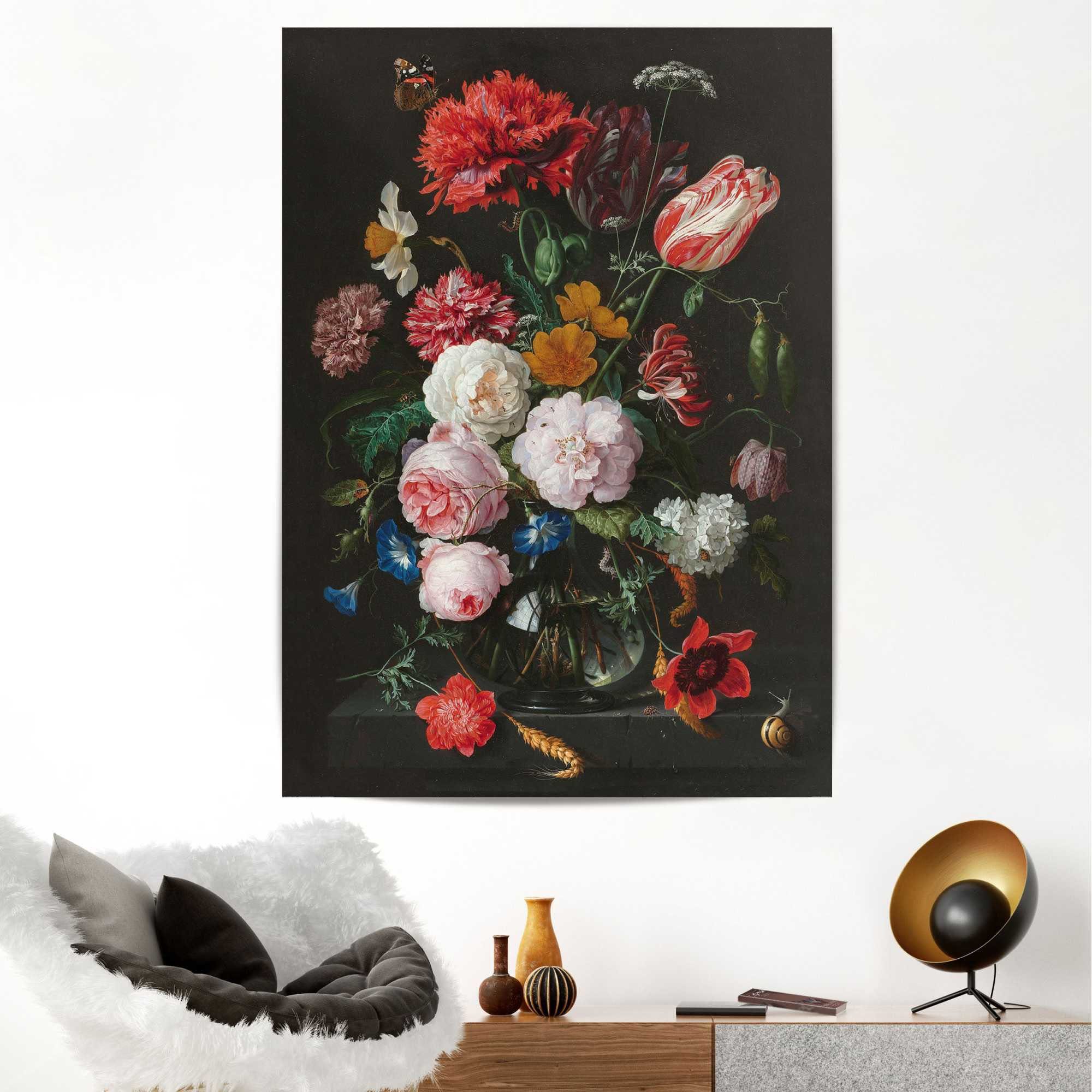 Poster mit Reinders! Blumenvase Stillleben