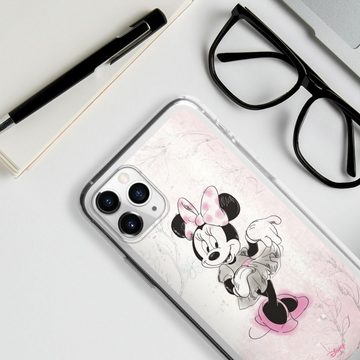 DeinDesign Handyhülle Minnie Mouse Disney Vintage Minnie Watercolor, Apple iPhone 11 Pro Silikon Hülle Bumper Case Handy Schutzhülle