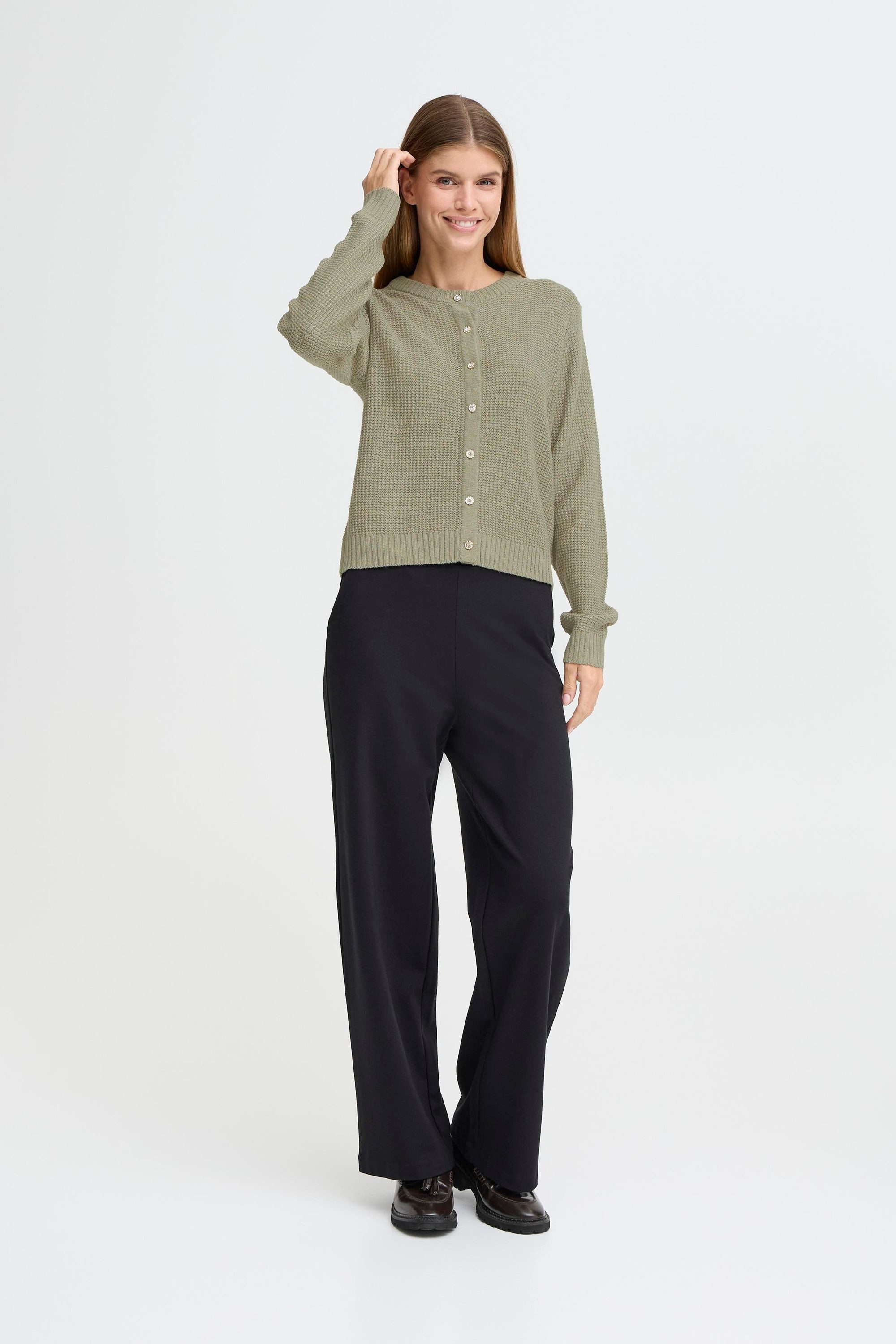 OXMO Strickjacke OXMoma Basic Strick-Cardigan