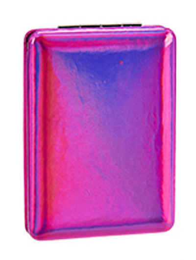 Taschenspiegel TASCHENSPIEGEL doppelseitig Kosmetikspiegel klappbar 10 (Pink), Schminkspiegel Make-up Handspiegel Spiegel