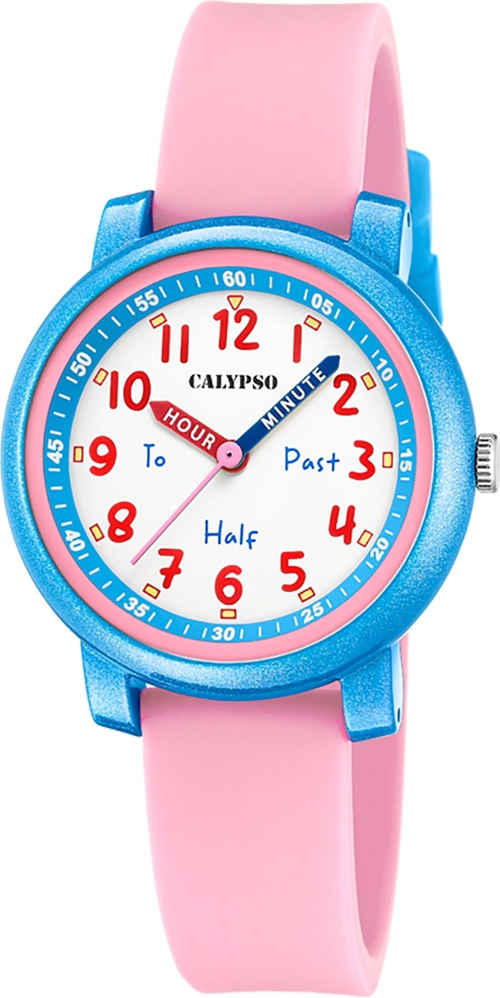 Quarzuhr Calypso Kinderuhr Kunststoff Silikon rosa