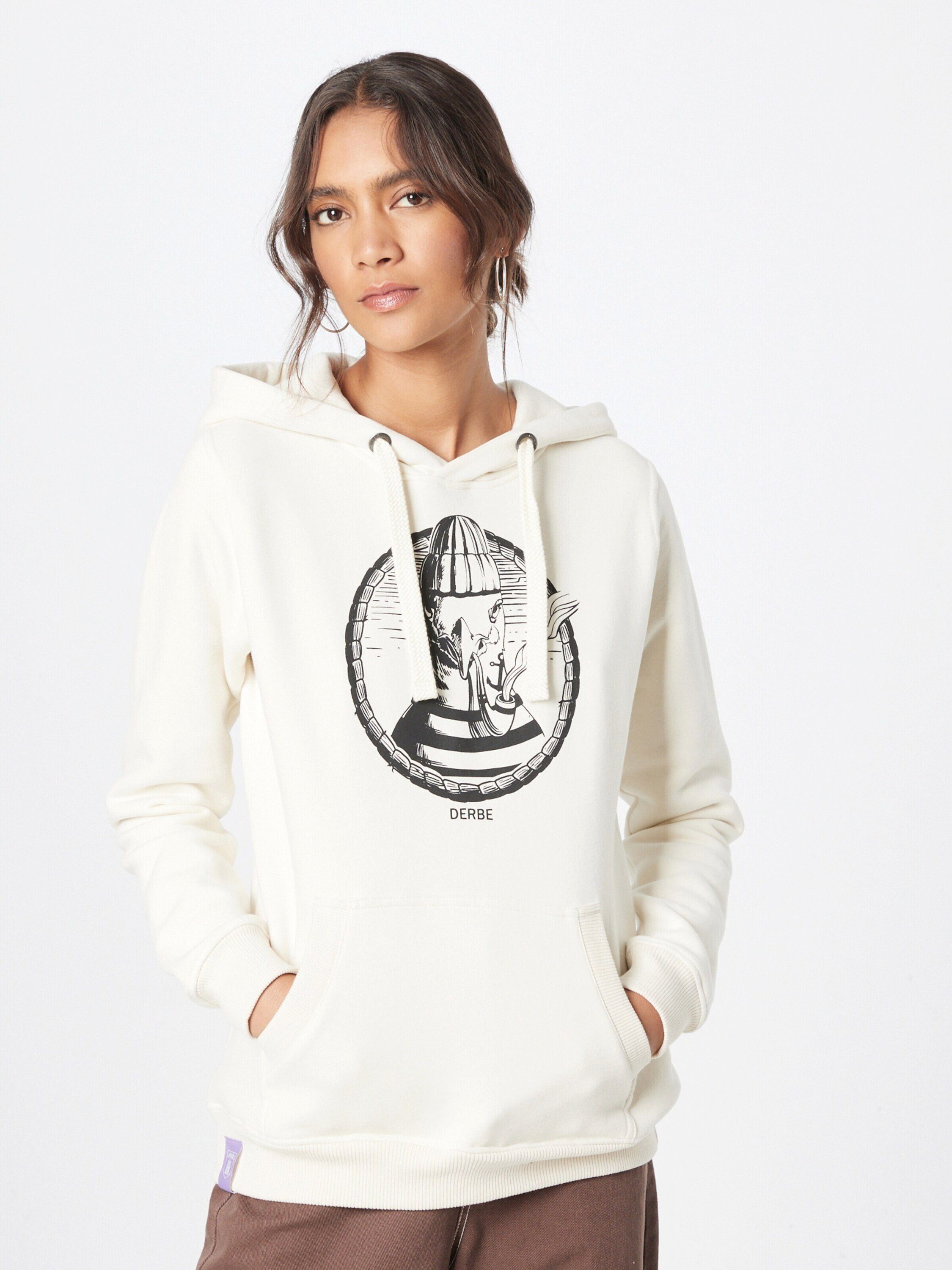 Weiteres off-white (1-tlg) Sweatshirt Derbe Detail