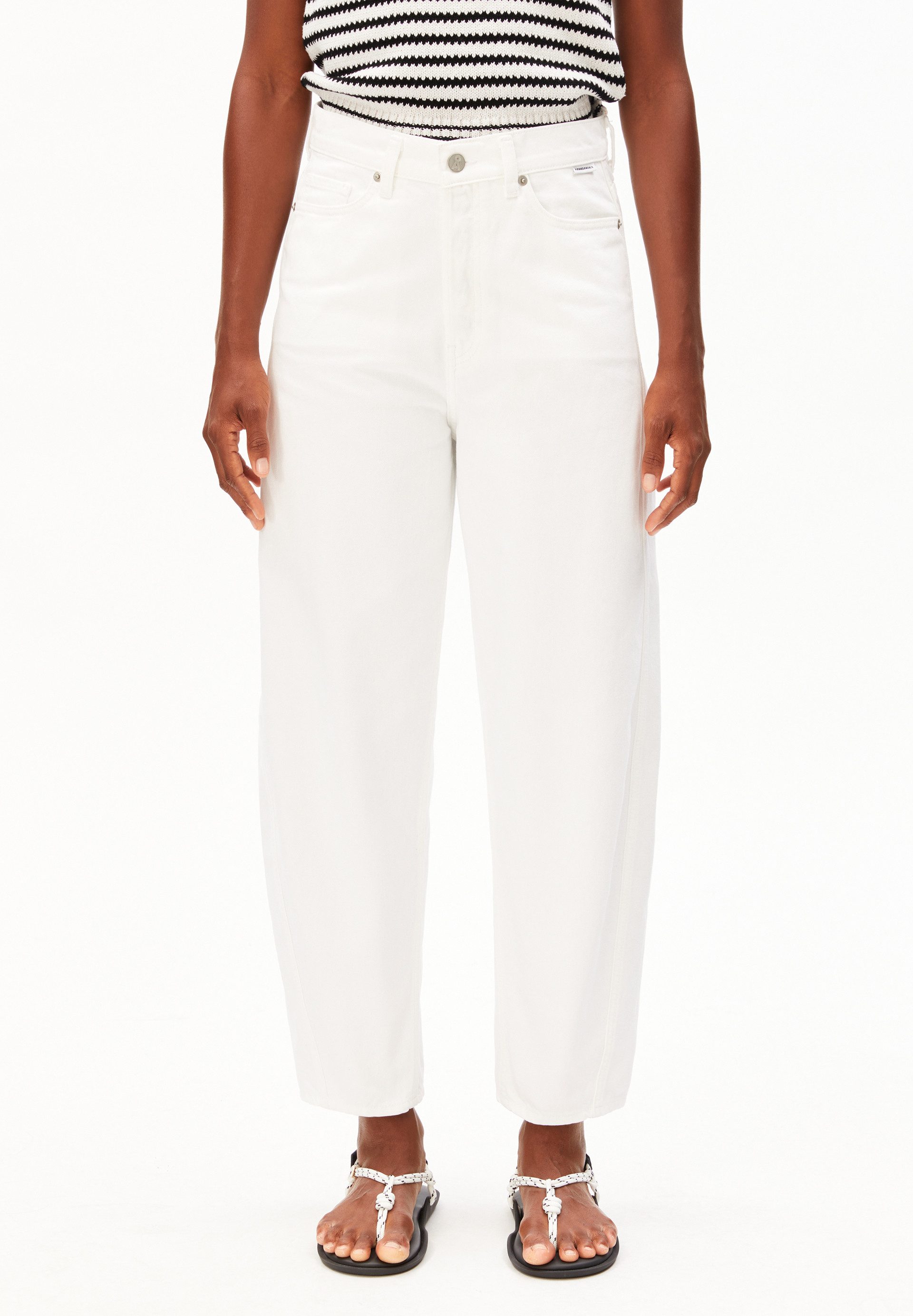 Armedangels Weite Jeans BAARLY BARREL Barrel Jeans Bio-Baumwolle (Non-Stretch, Loose Fit) High waist