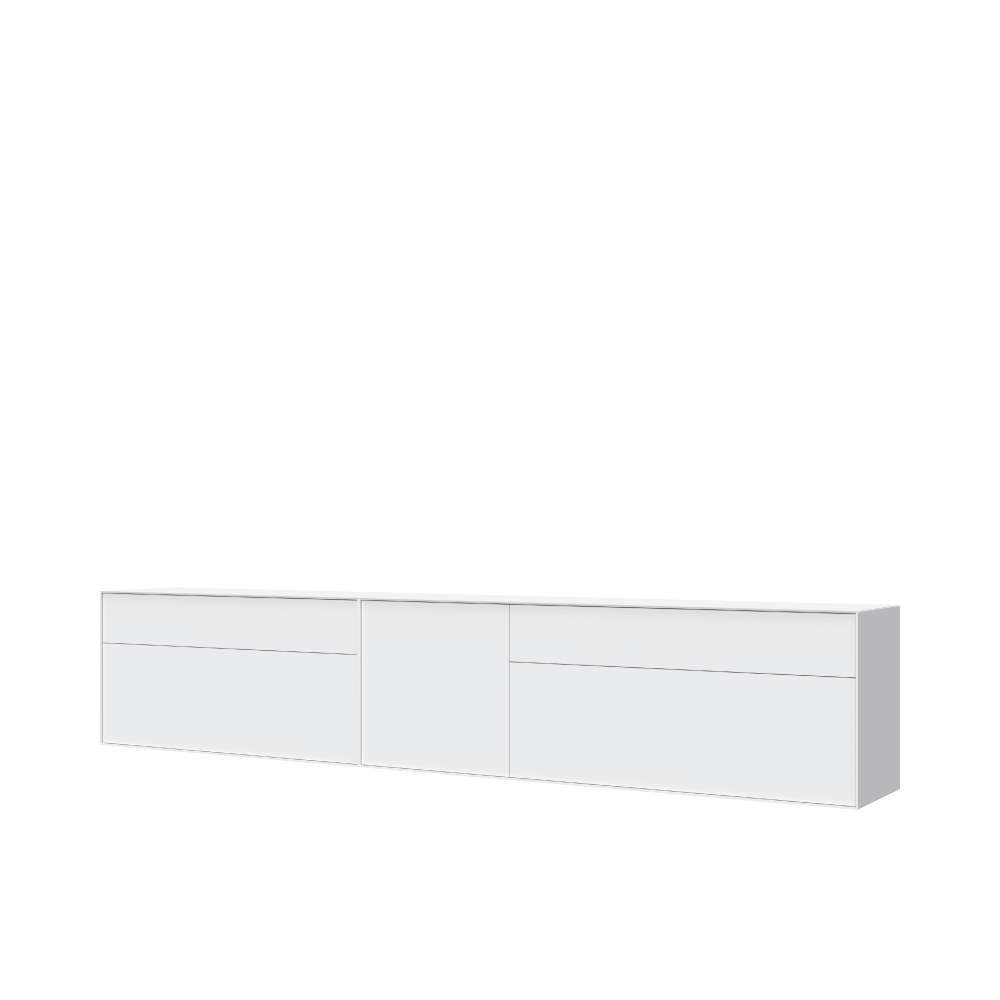 LeGer Home by Lena Gercke Lowboard Essentials, TV-Board, TV-Kommode, TV-Schrank, TV-Möbel (2 St), Breite: 277 cm, UV lackiert, Push-to-open-Funktion