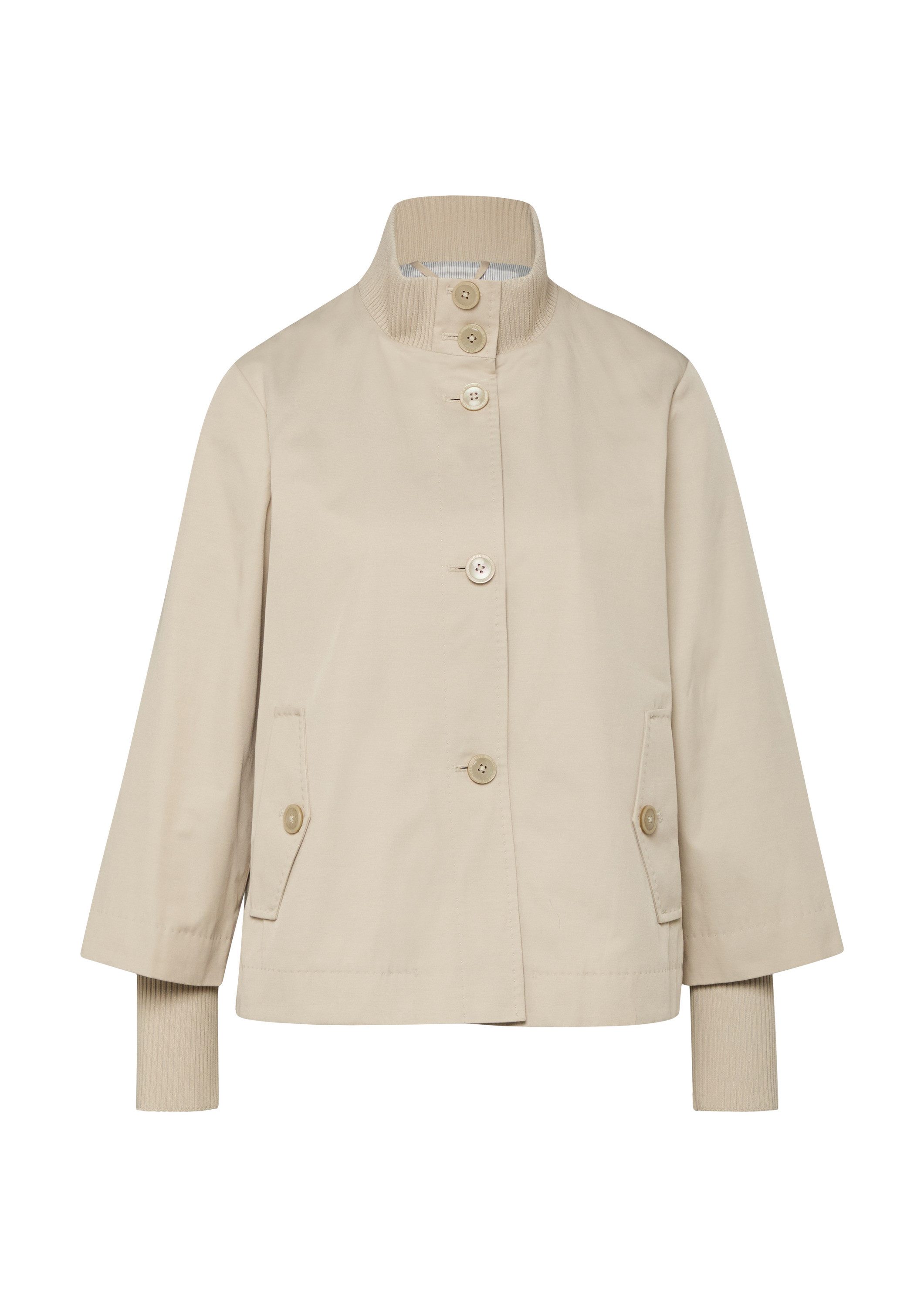 s.Oliver Funktionsjacke Outdoor-Jacke Jacke im Relaxed Fit mit Rippbündchen-Details