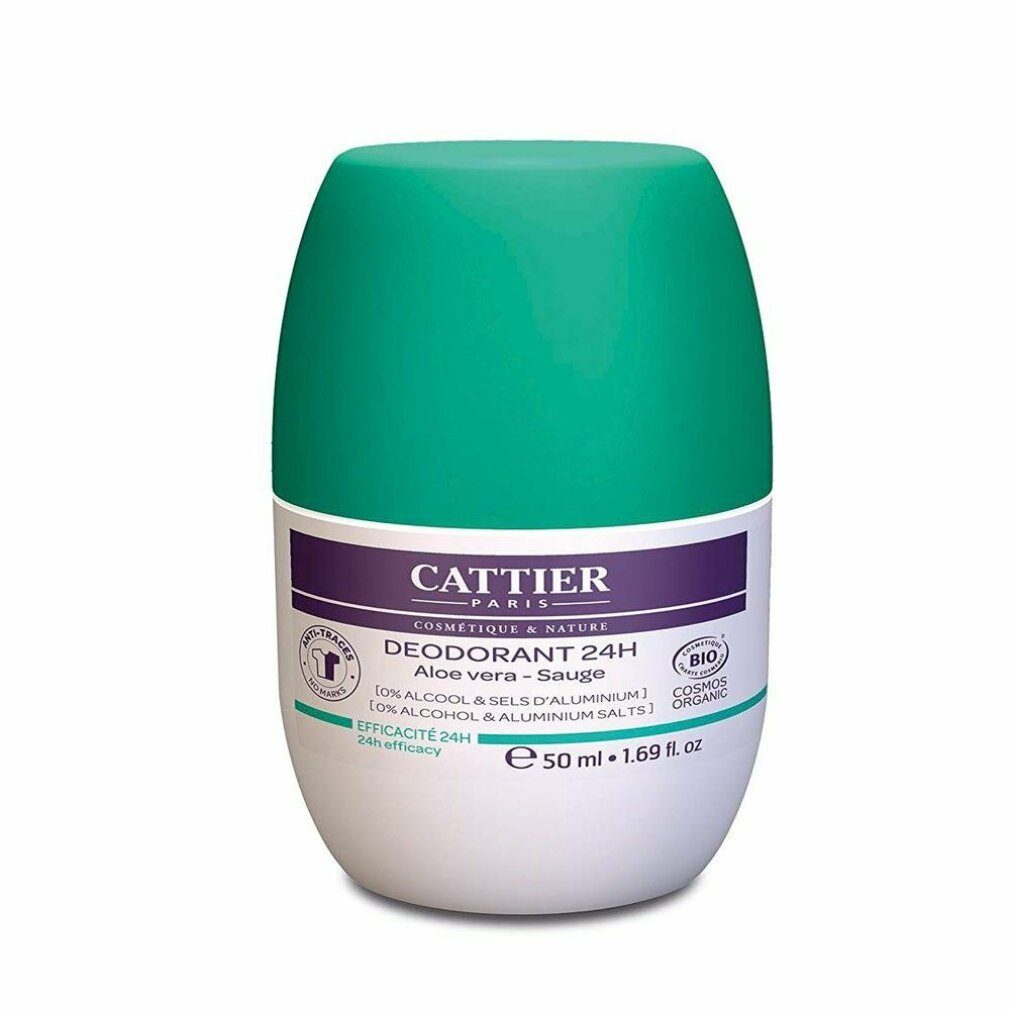 Cattier Paris Deo-Roller Cattier Desodorante Roll-On Aloe 50ml