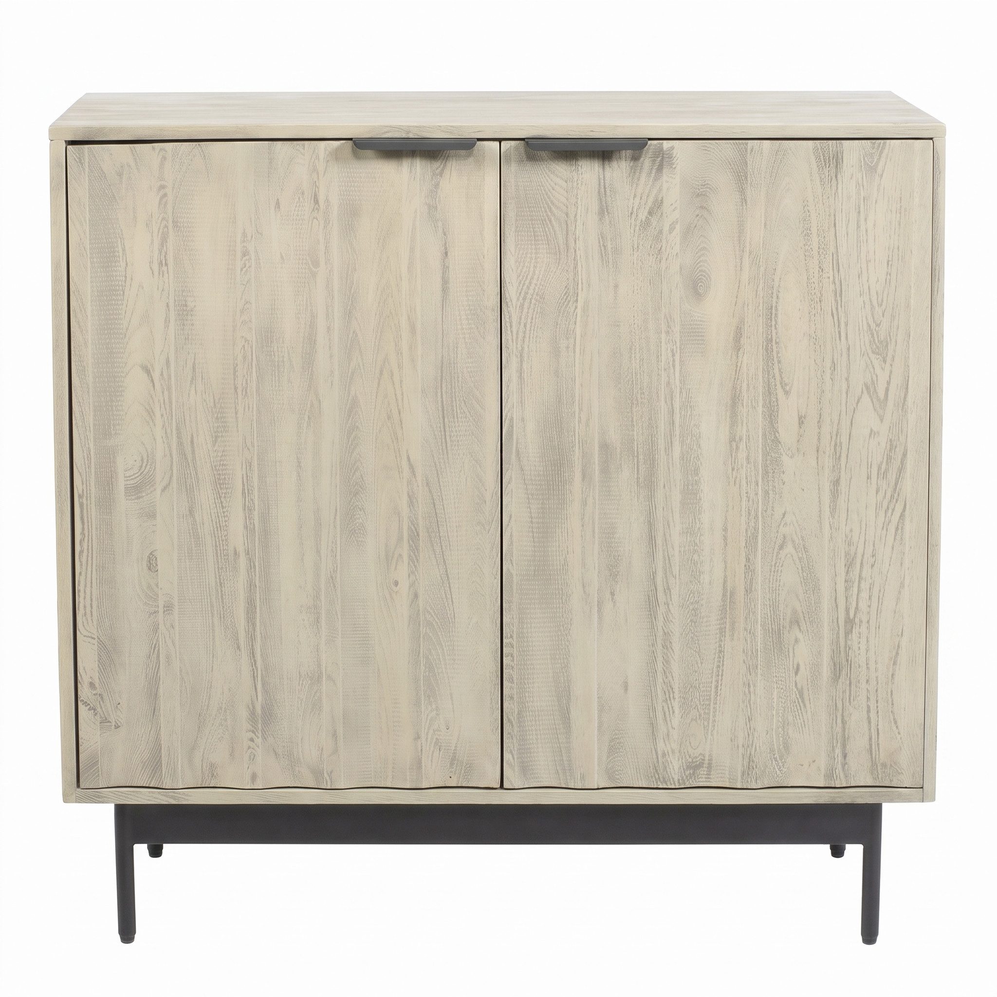 WOLF MÖBEL Sideboard (90 x 40 x85), CURVE Kommode mit 2 Türen