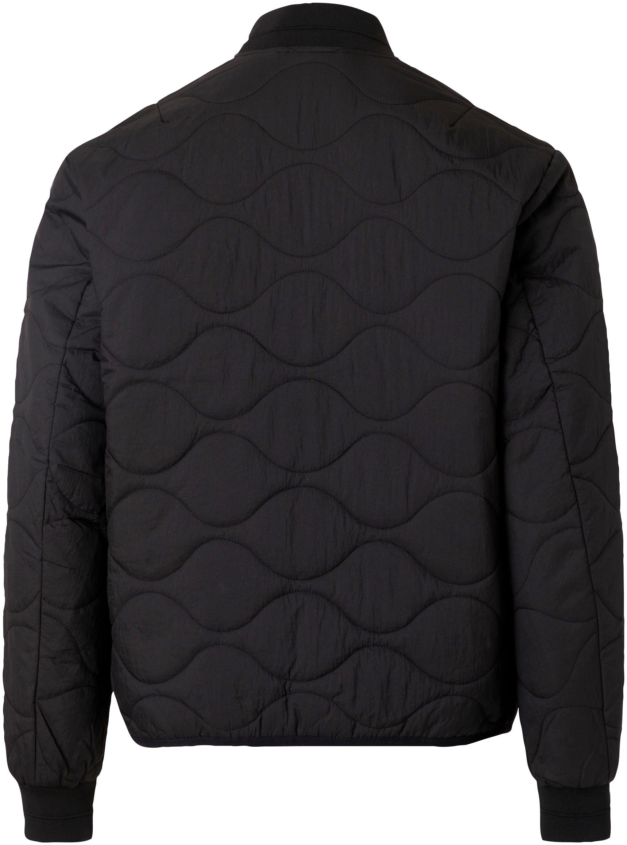 mit Steppjacke Klein wellenförmiger QUILT ONION Steppung CRINKLE BOMBER Calvin