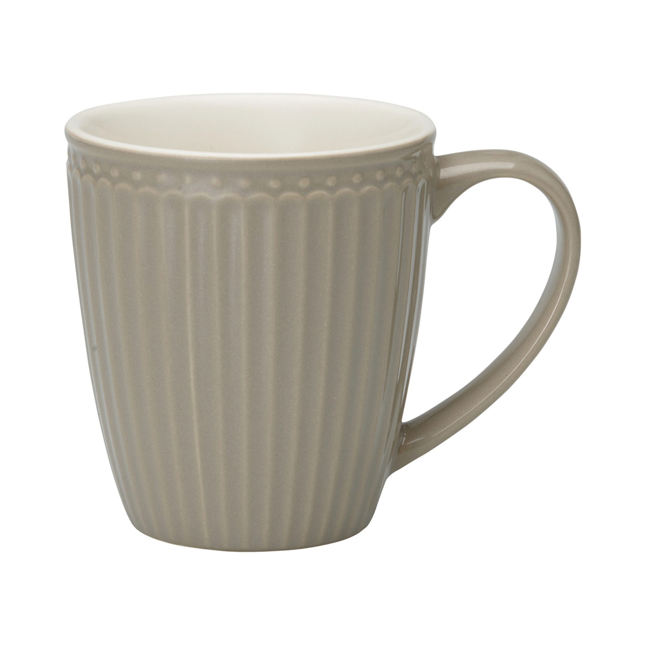 Greengate Tasse GreenGate Henkeltasse Alice Warmes Grau