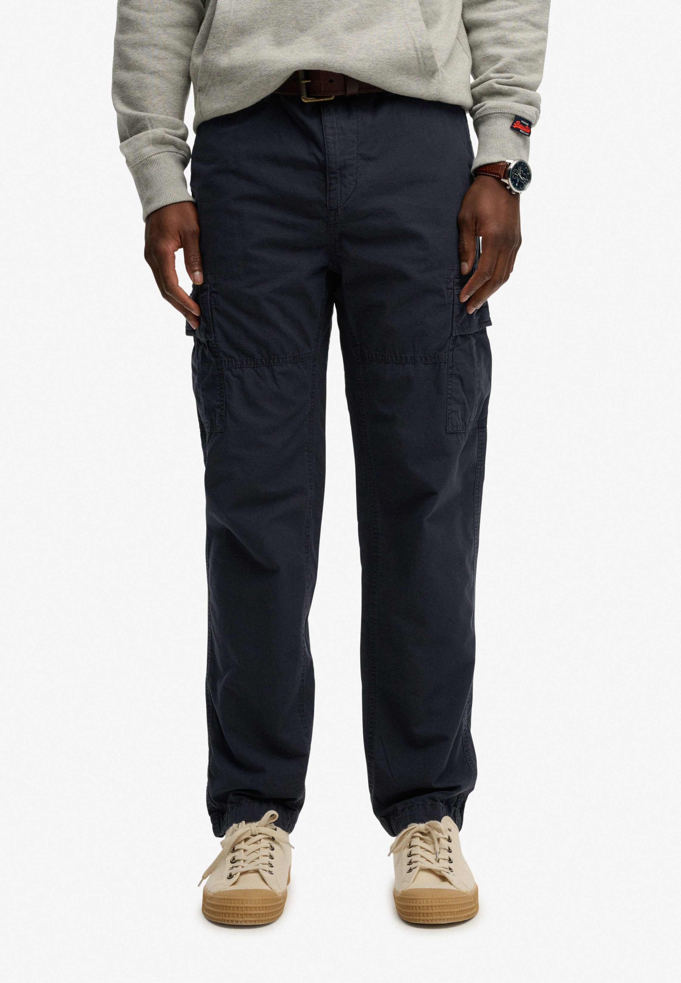 Superdry Cargohose RIPSTOP LIGHT CARGO PANT Regular Fit, knöchellange Schnittform, mit Reißverschluss
