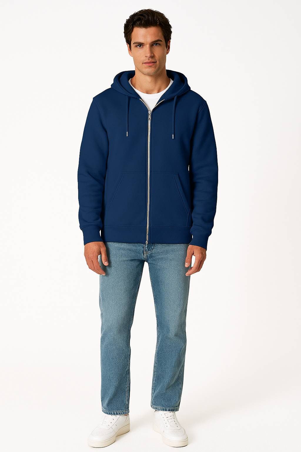 Smith & Solo Hoodie Herren - Sweatshirt mit Reißverschluss Zipper Sweatjacke Baumwollmix