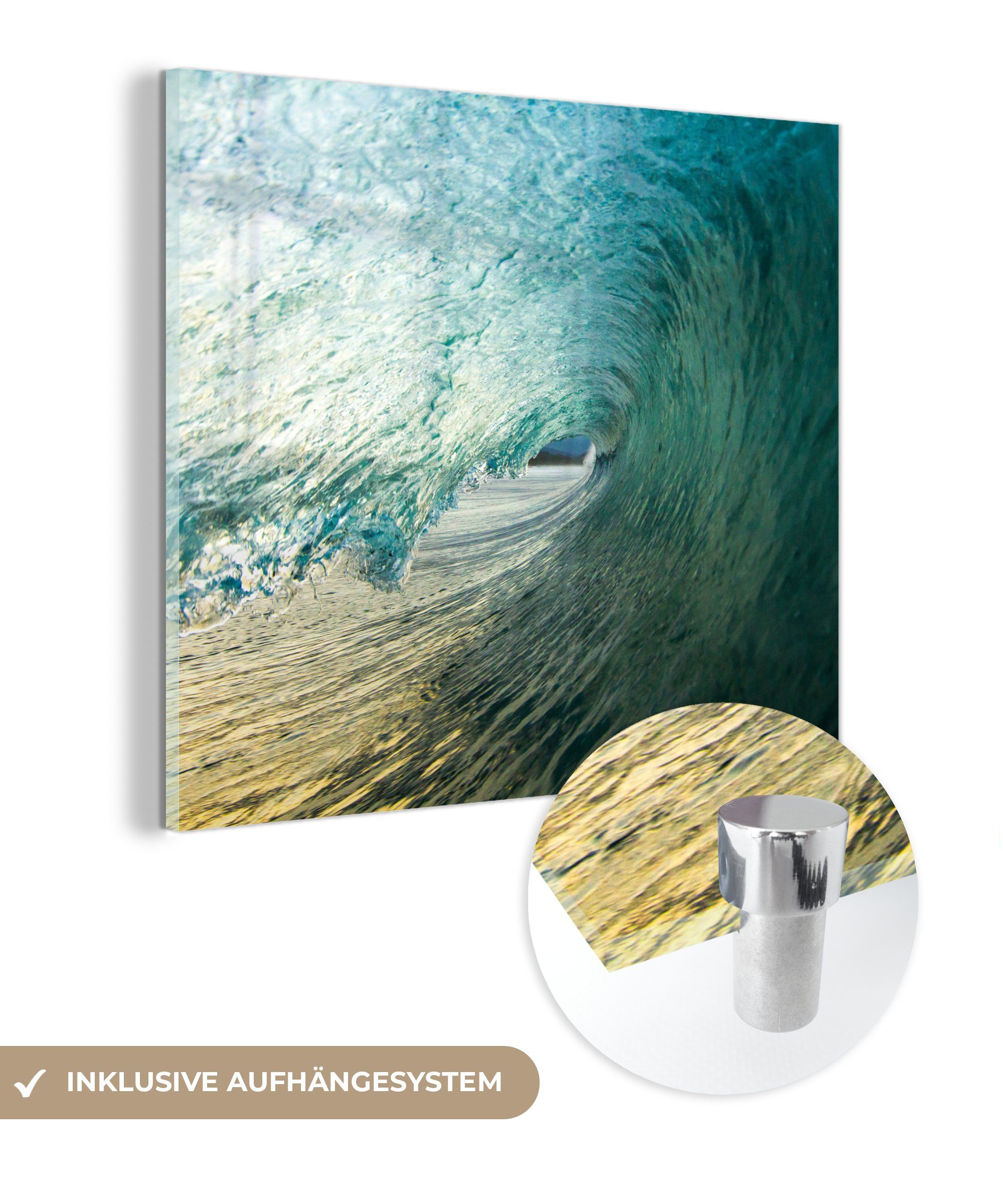 MuchoWow Acrylglasbild Meer - Golf - Amerika, (1 St), Glasbilder - Bilder auf Glas Wandbild - Foto auf Glas - Wanddekoration