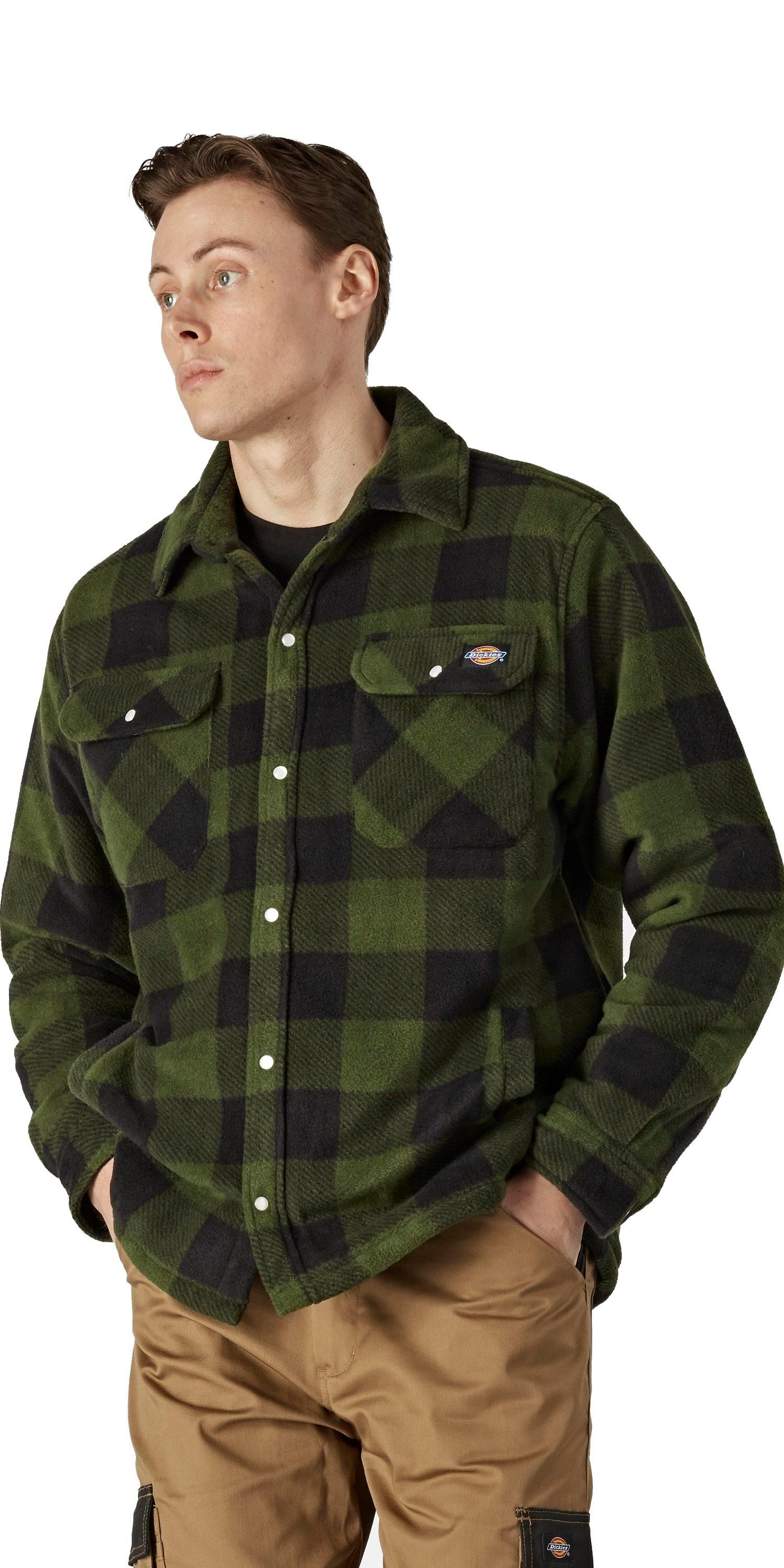 Dickies Thermohemd Portland SH5000 Holzfällerhemd Green | 