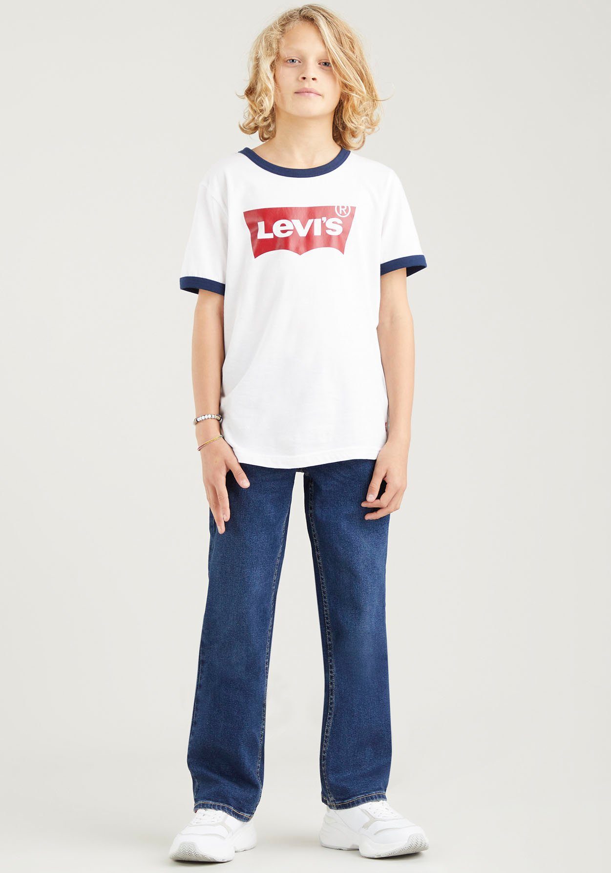 Levi's® RINGER Kids for BOYS TEE T-Shirt weiß BATWING