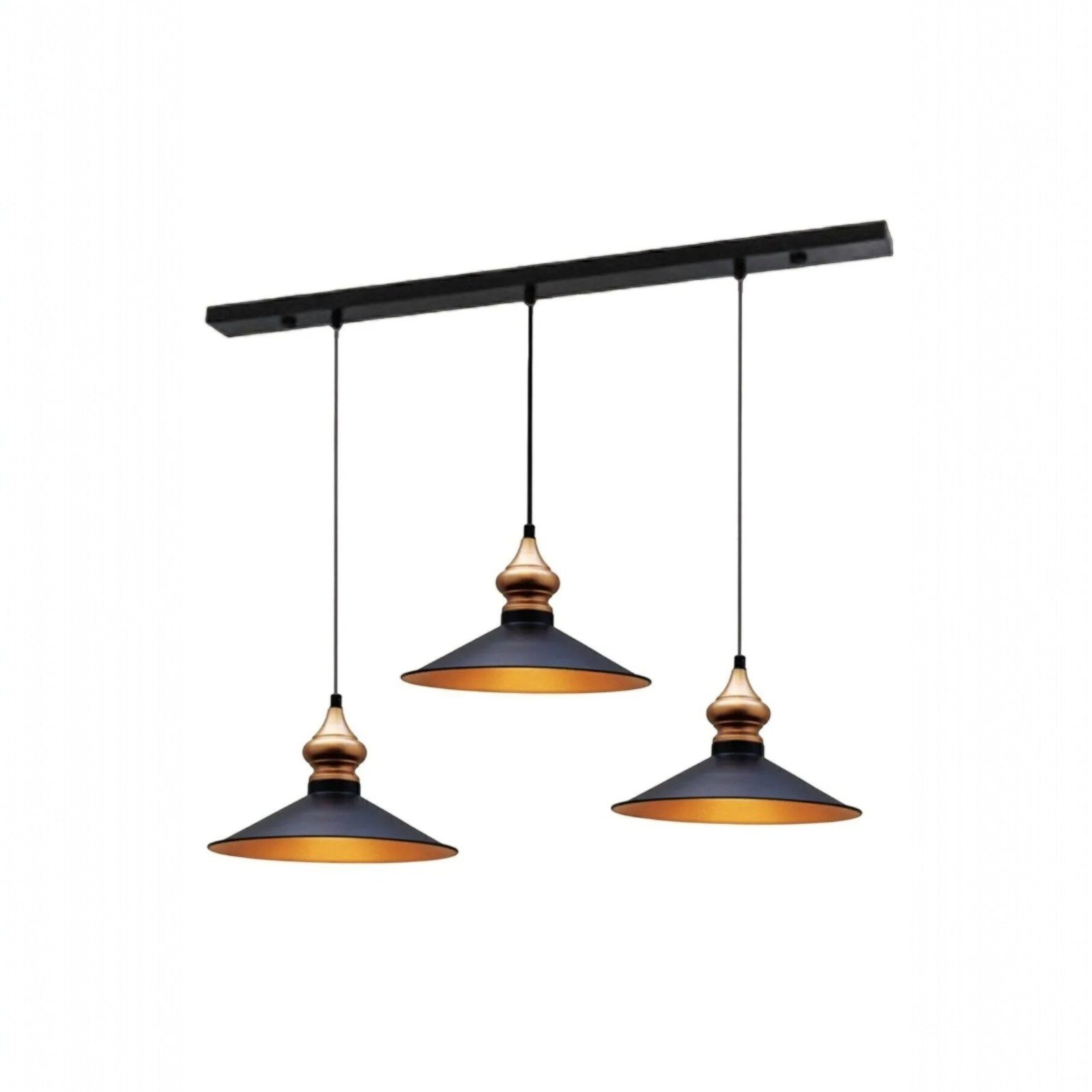 Pendelleuchte Pendelleuchte Mehrere Kronleuchter Metall Ø35cm, Modern Hängelampe