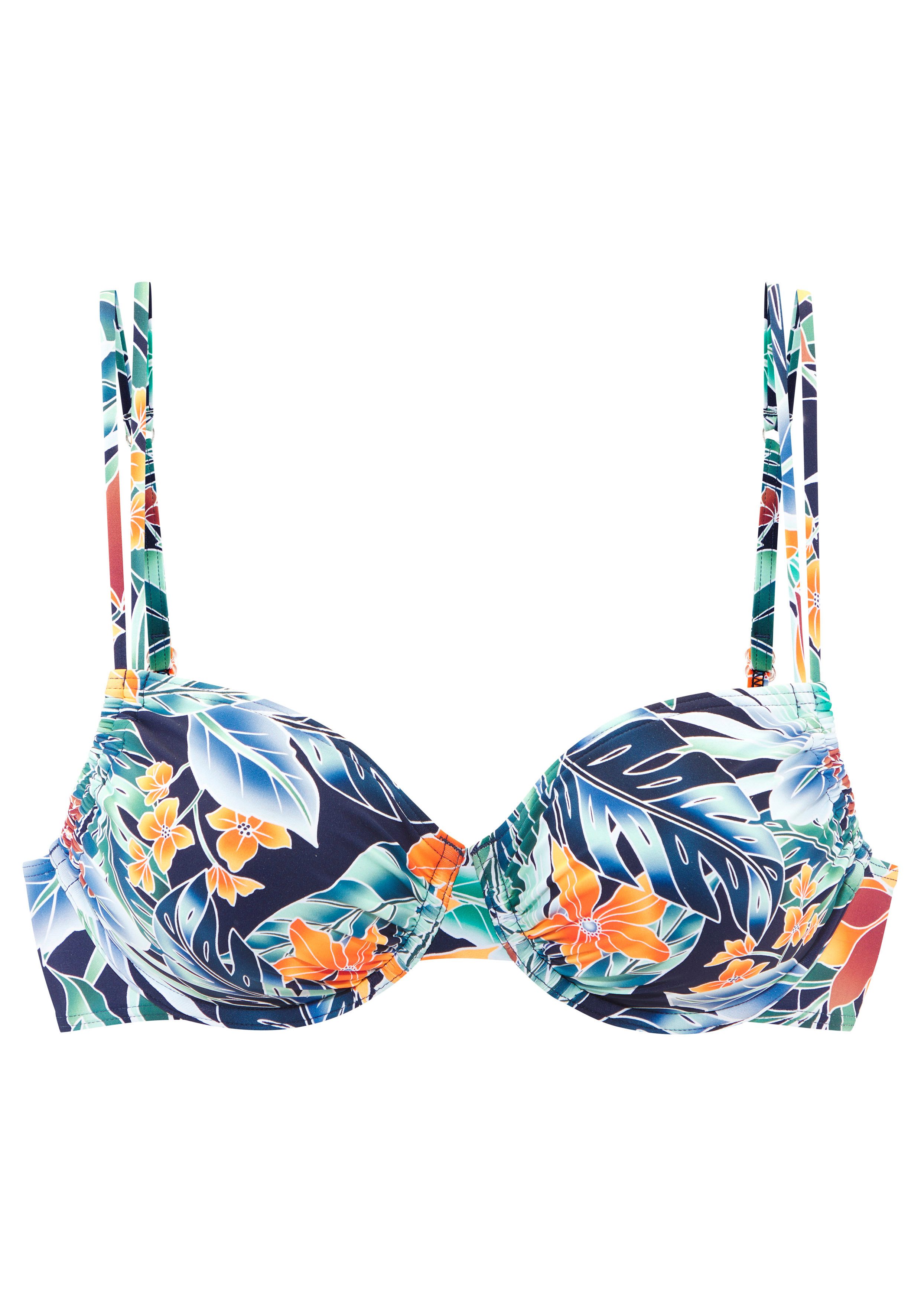 Sunseeker Bügel-Bikini-Top Elife, Tropischer Print