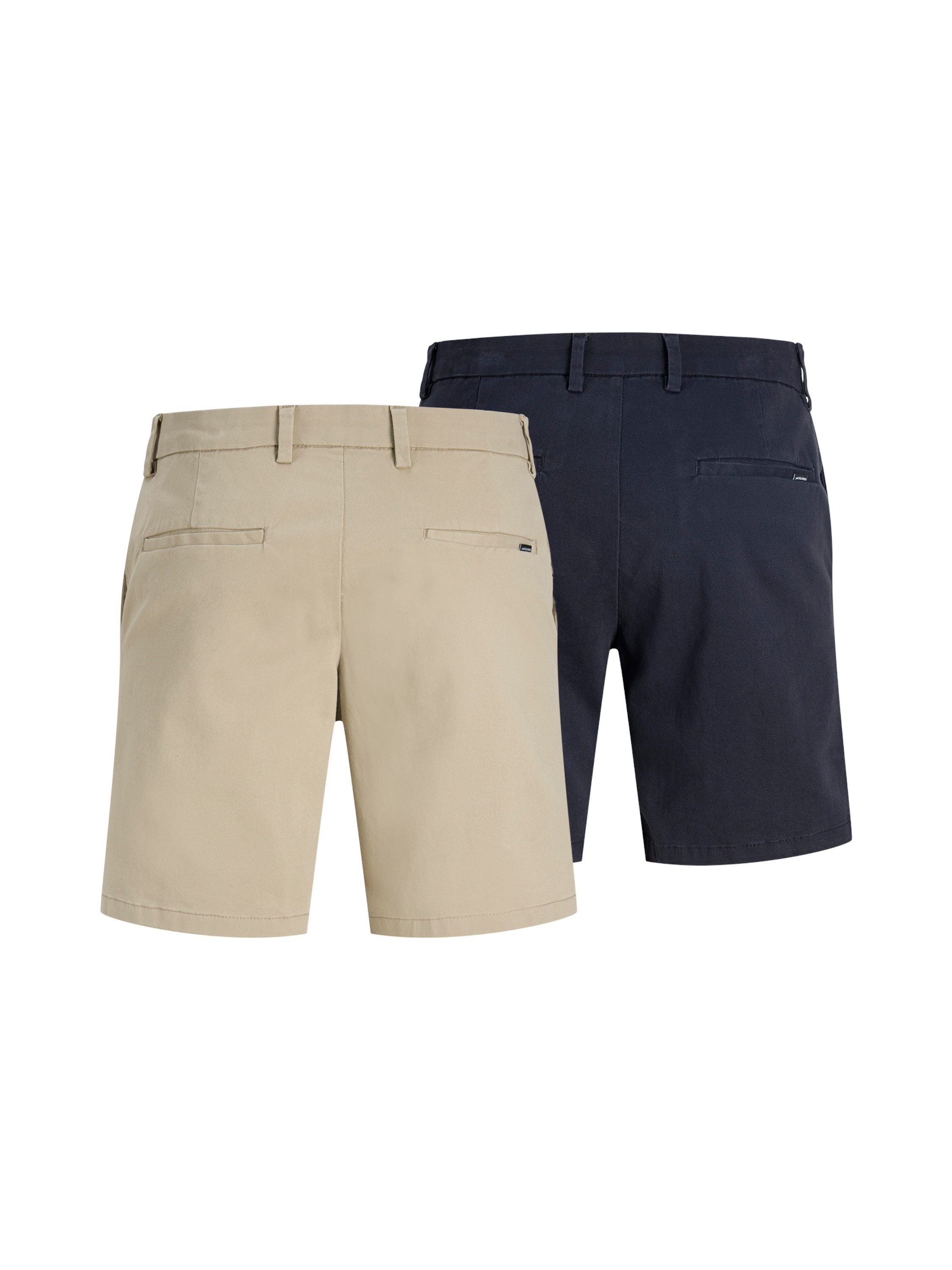 Jack & Jones Chinohose JPSTMARCO DYLAN CHINO SHORTS SRT MP 2PK (Packung, 2-tlg)
