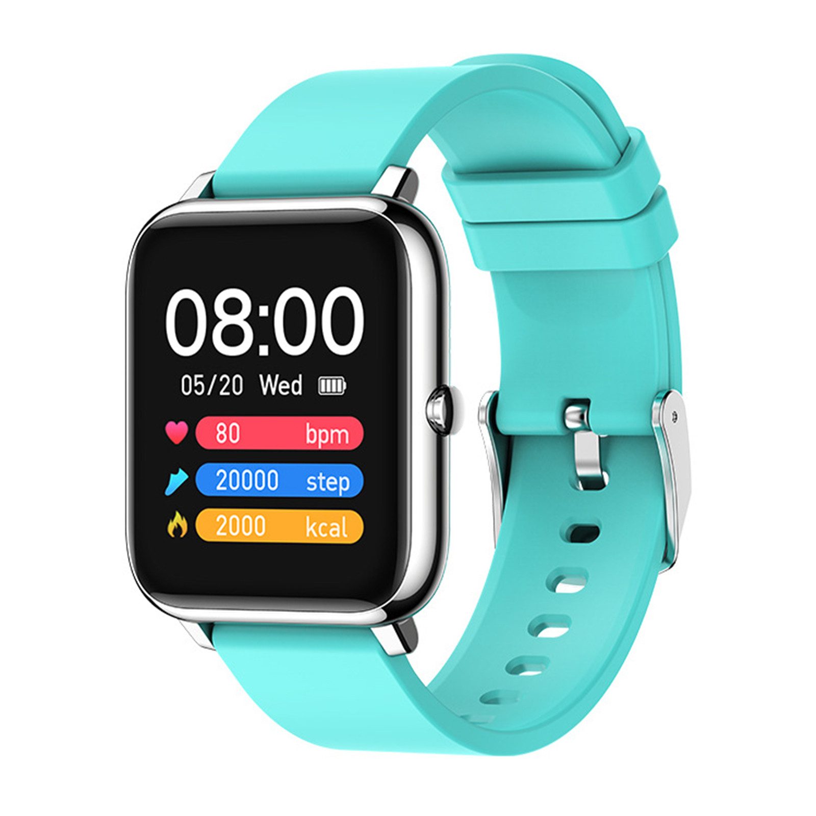 MOPUEA Smarte Sportuhr Fitness-Smartwatch mit Herzfrequenz Smartwatch Smartwatch mit Fitness-Tracker für Damen und Herren, Smartwatch mit 1,4 Zoll Touchscreen und mehreren Sportmodi, IP67, Schlaftracking, Sportmodi, Musiksteuerung und Benachrichtigungen