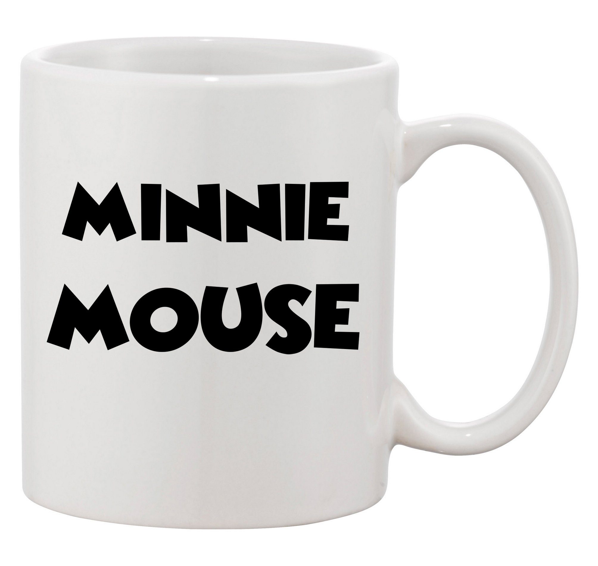 Blondie & Brownie Tasse Minnie Mouse Mickey Cartoon Zeichentrick Maus, Keramik Weiss