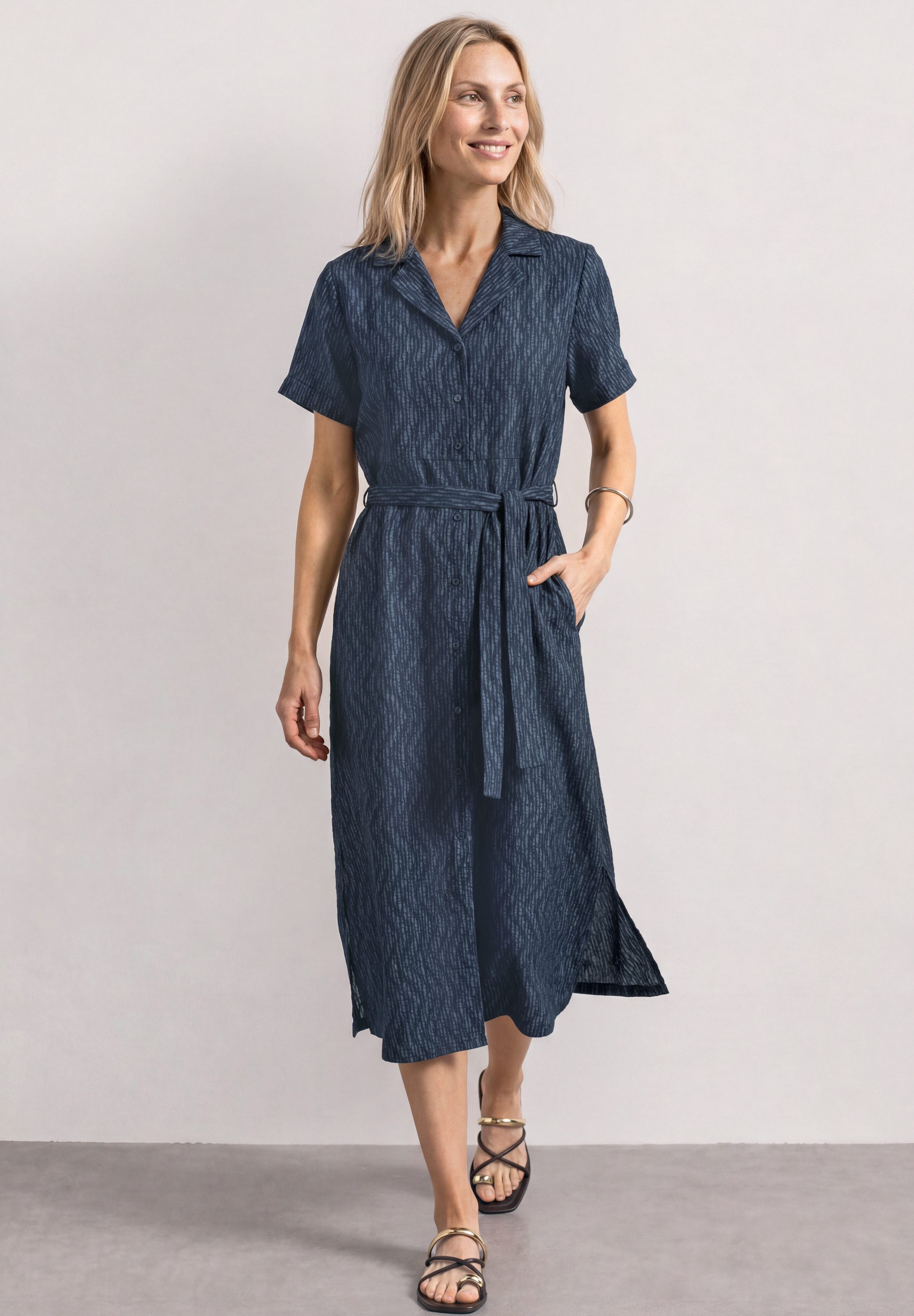STREET ONE Maxikleid mit grafischem Muster