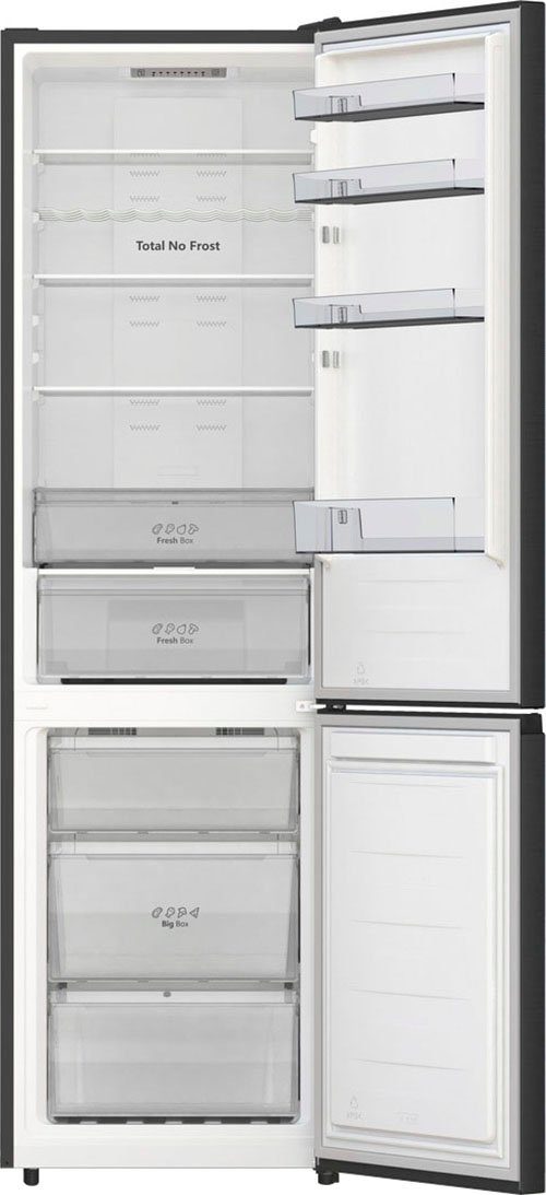 Hisense Kühl-/Gefrierkombination RB440N4AFA, 201,7 cm hoch, 59,5 cm breit, Total No Frost, 0° Cooling Schublade, Flaschenablage, Super Freeze – Bild 3 von 5
