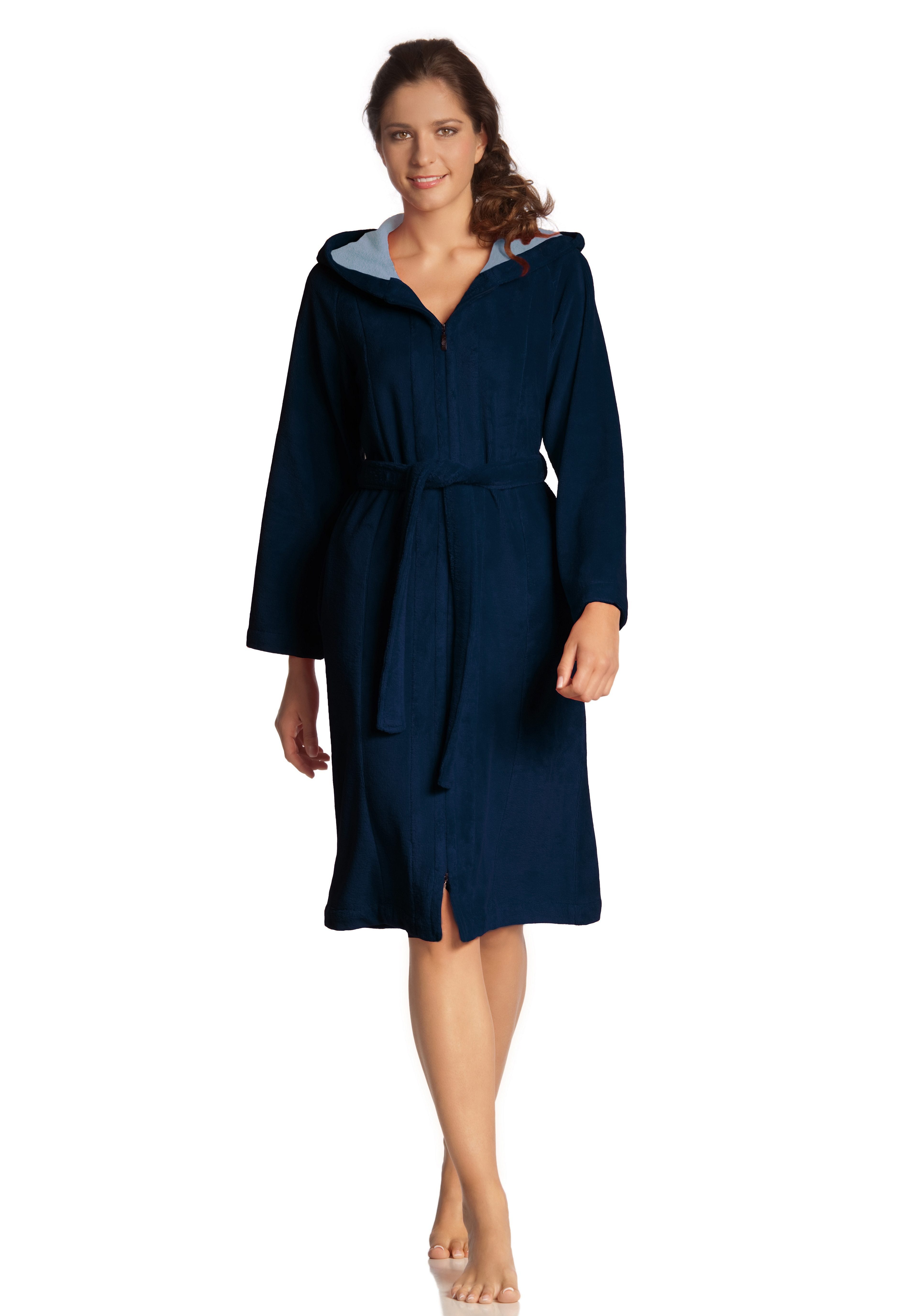 Vossen Damenbademantel Palermo, ideal für Sauna & Spa, Hotelbademantel, Mor günstig online kaufen