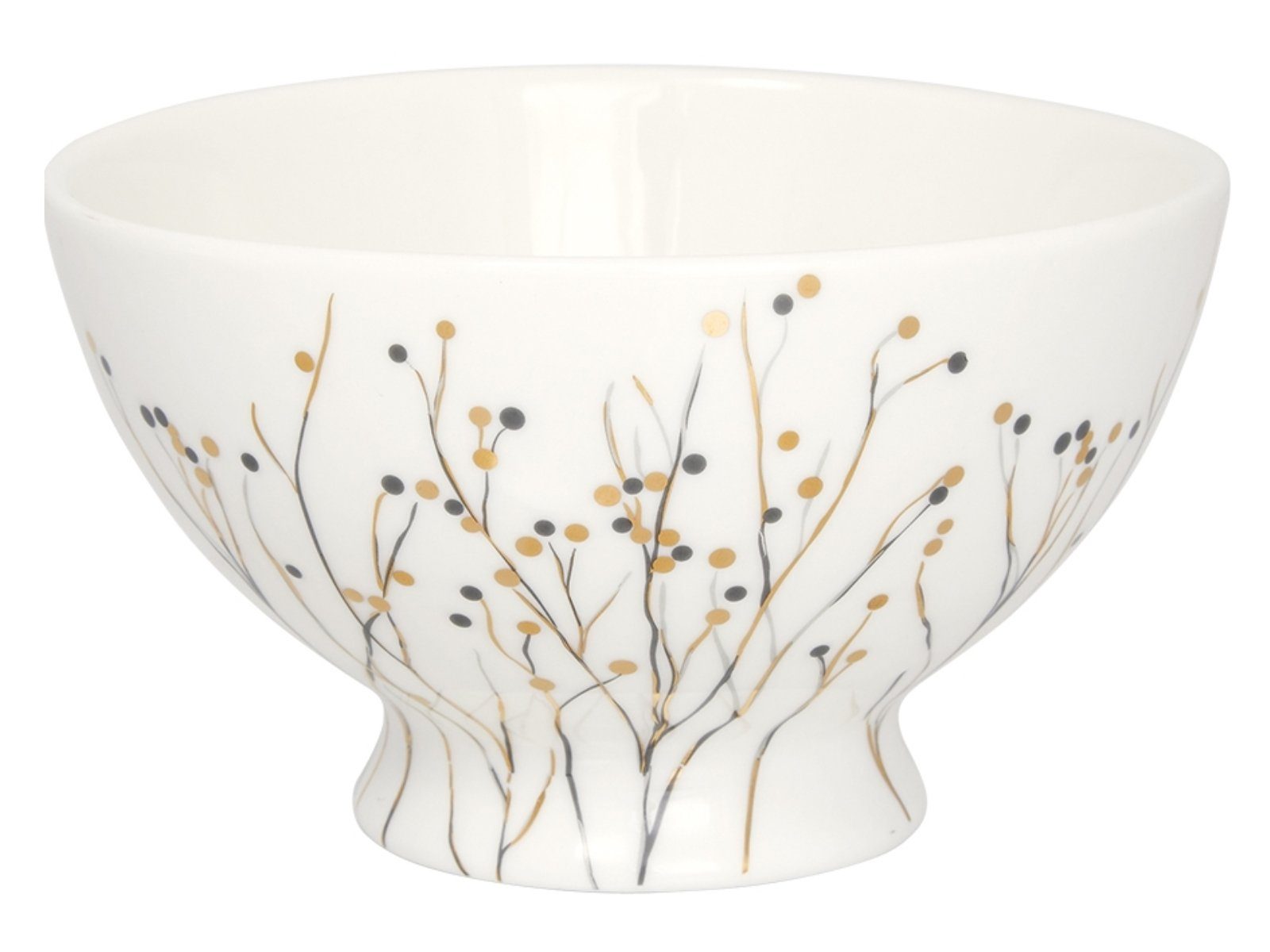 Greengate Suppenschale Antonia Suppenbowl white 0,5 l, Steinzeug, (Schüsseln & Schalen)