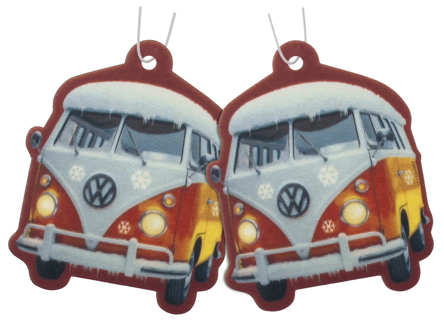 VW Collection by BRISA Raumduft Volkswagen Lufterfrischer fürs Auto (mit Aromen, 2-St., (1 Paar) oder einzeln erhältlich), Weihnachtliche Düfte